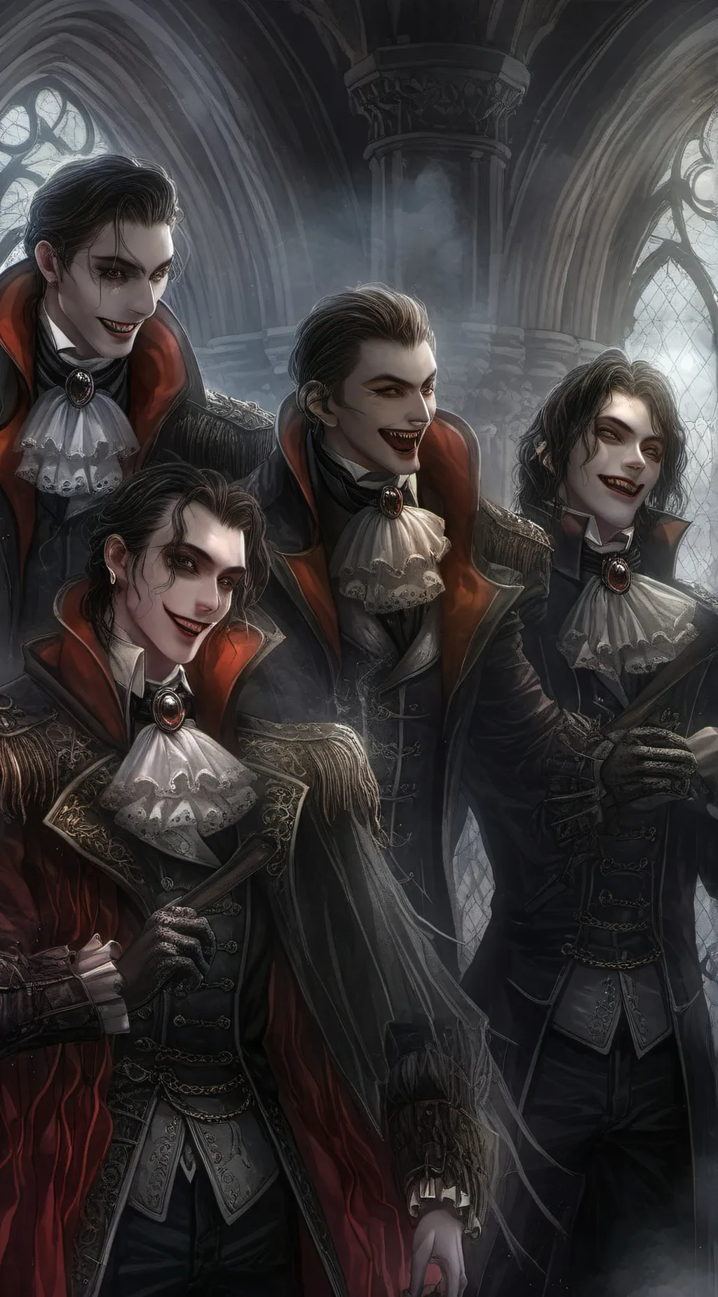 ai character: Vampire  background