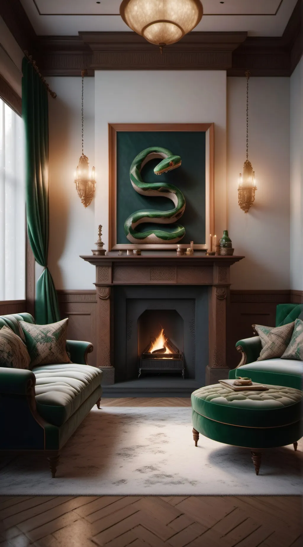 ai character: Slytherin boys  background