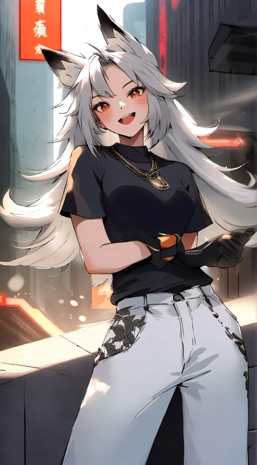 ai character: Lilly  background