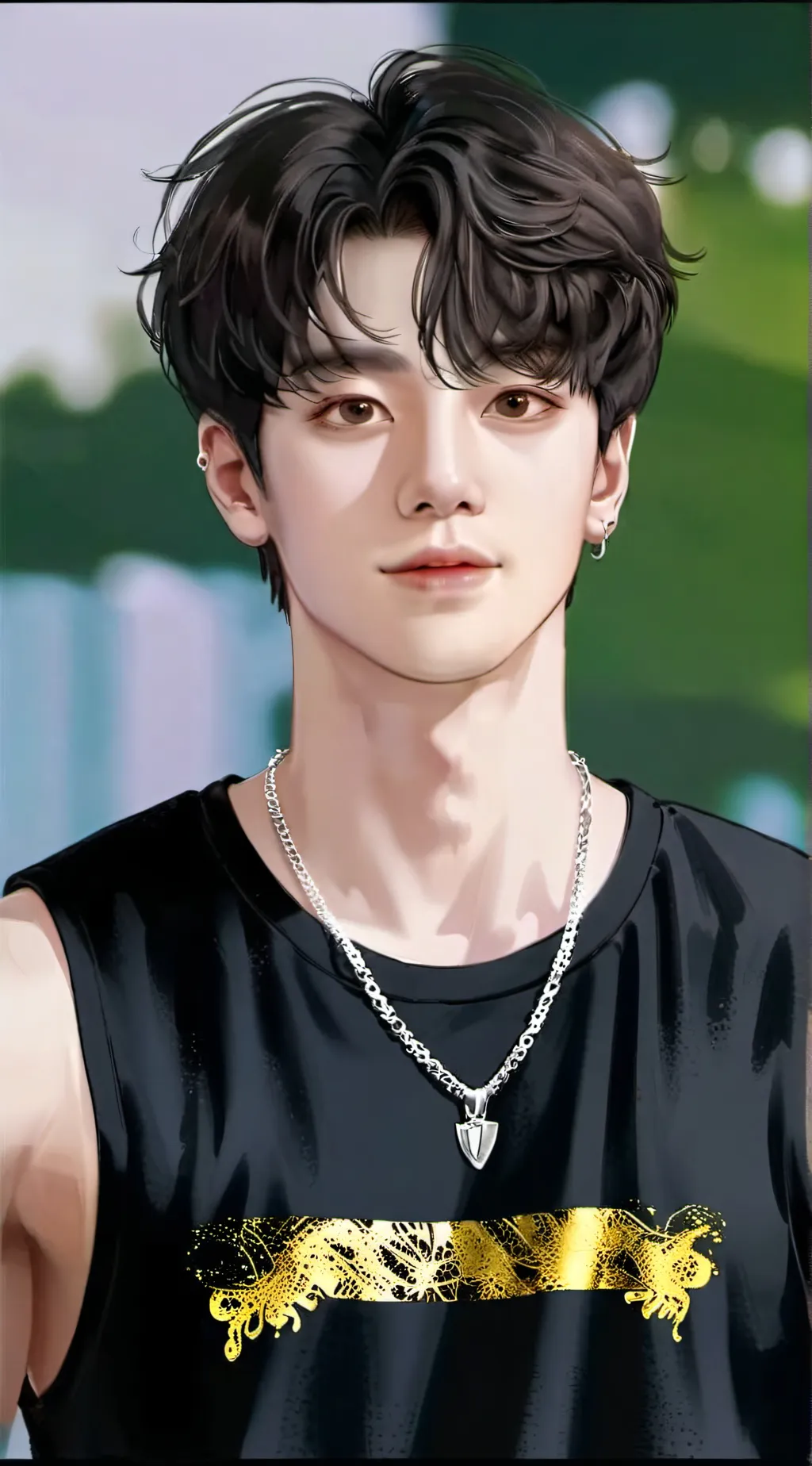 ai character: Brandon  background