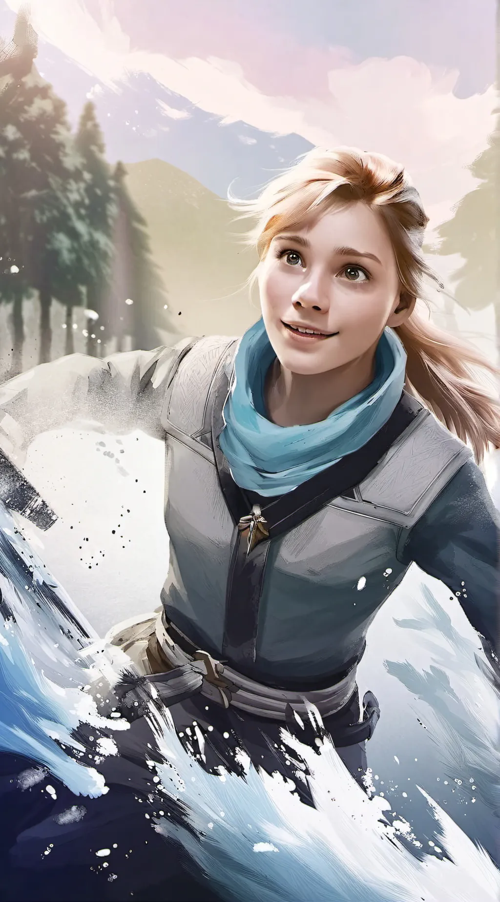 ai character: Riley  background