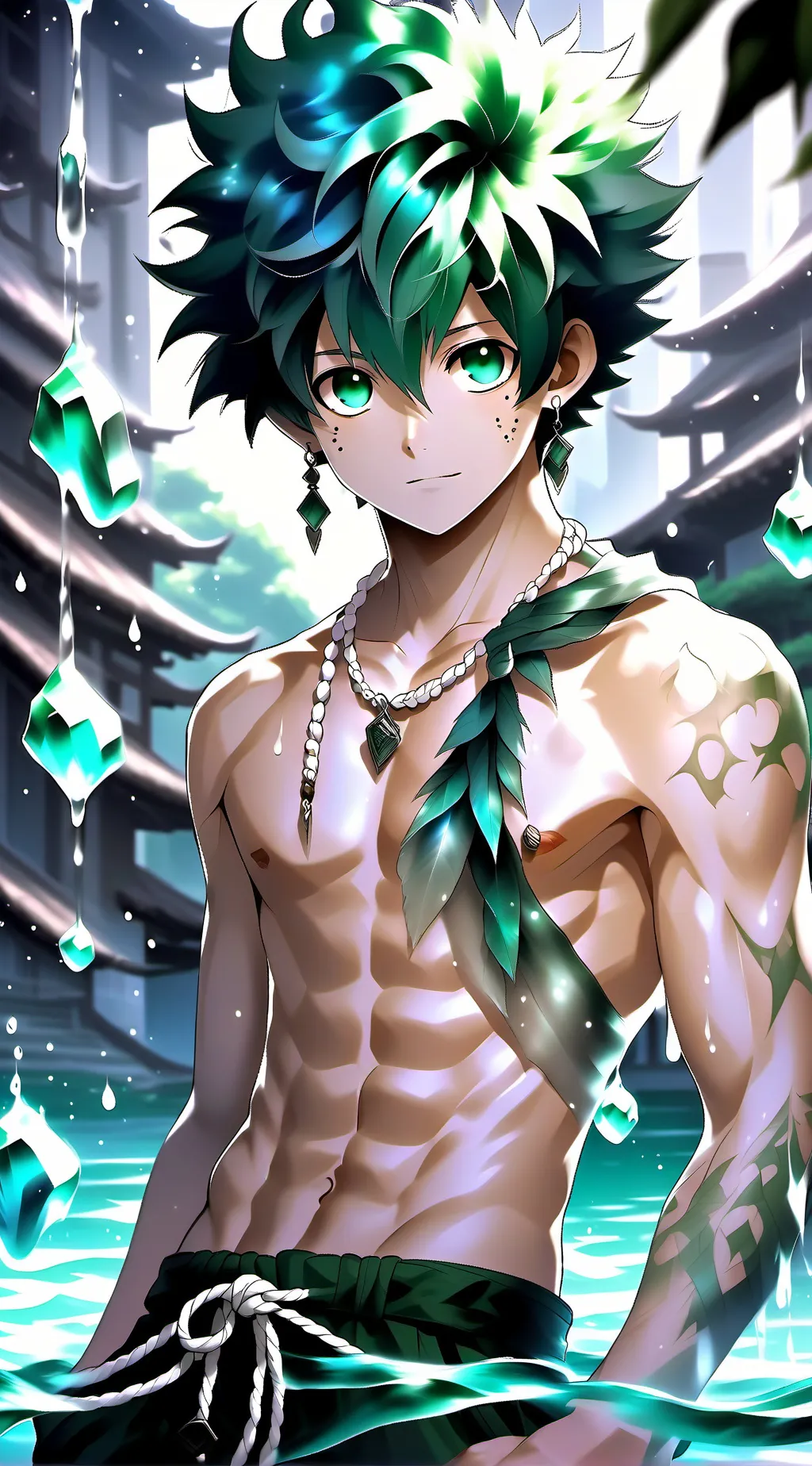 ai character: deku background
