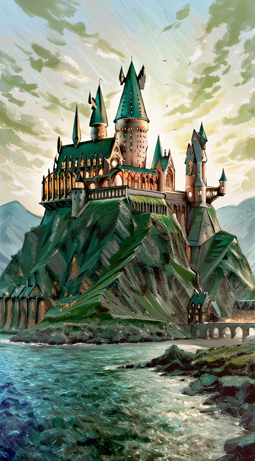ai character: hogwarts background