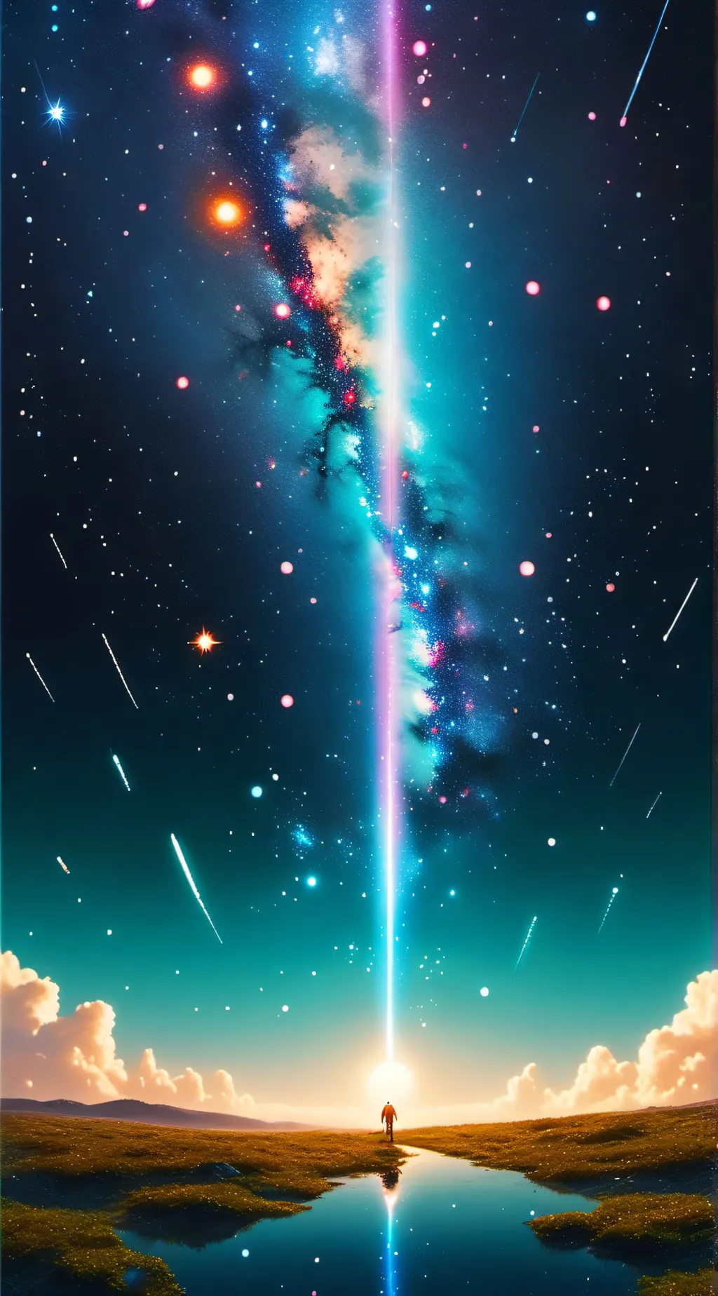 ai character: Star background