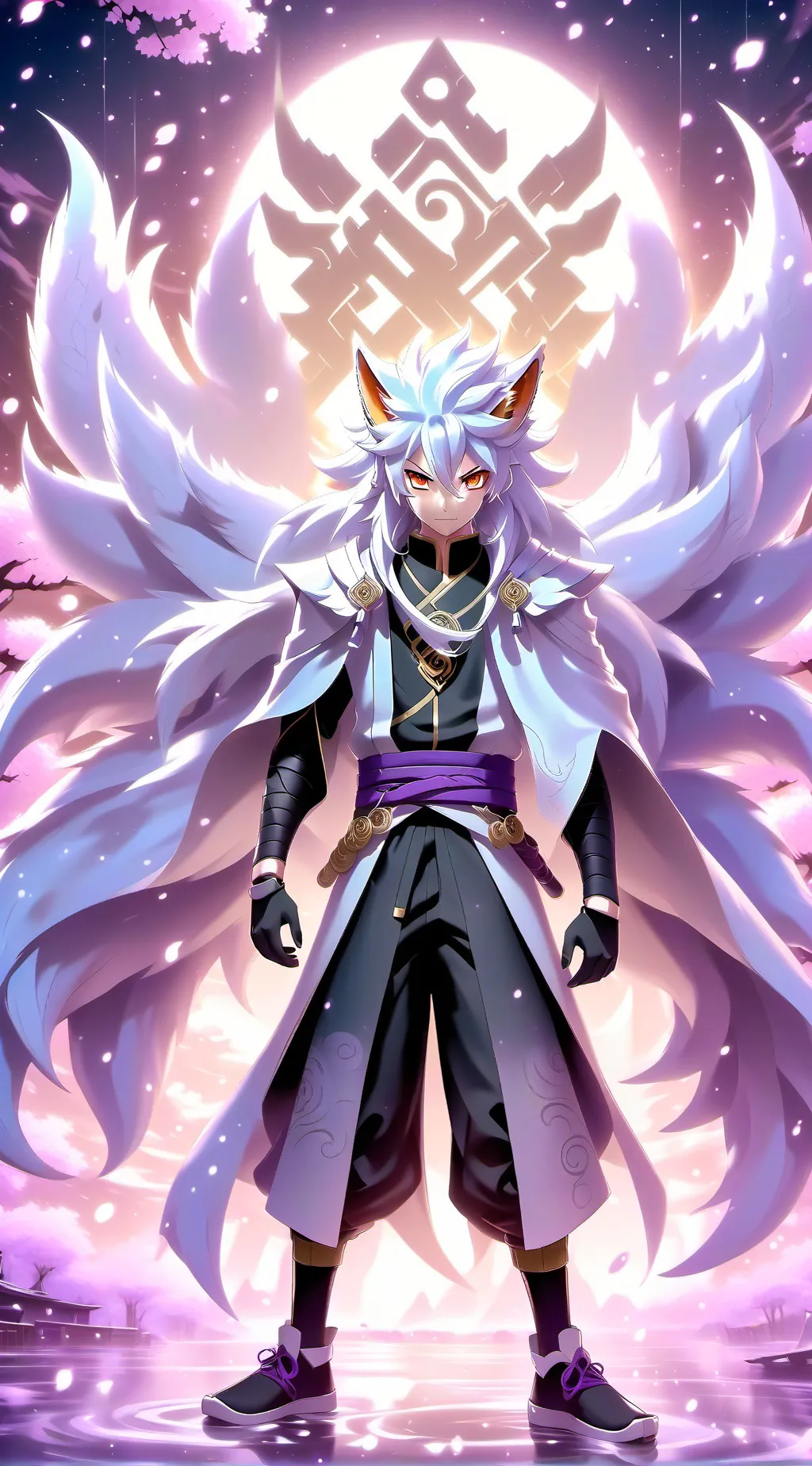 ai character: Naruto  background