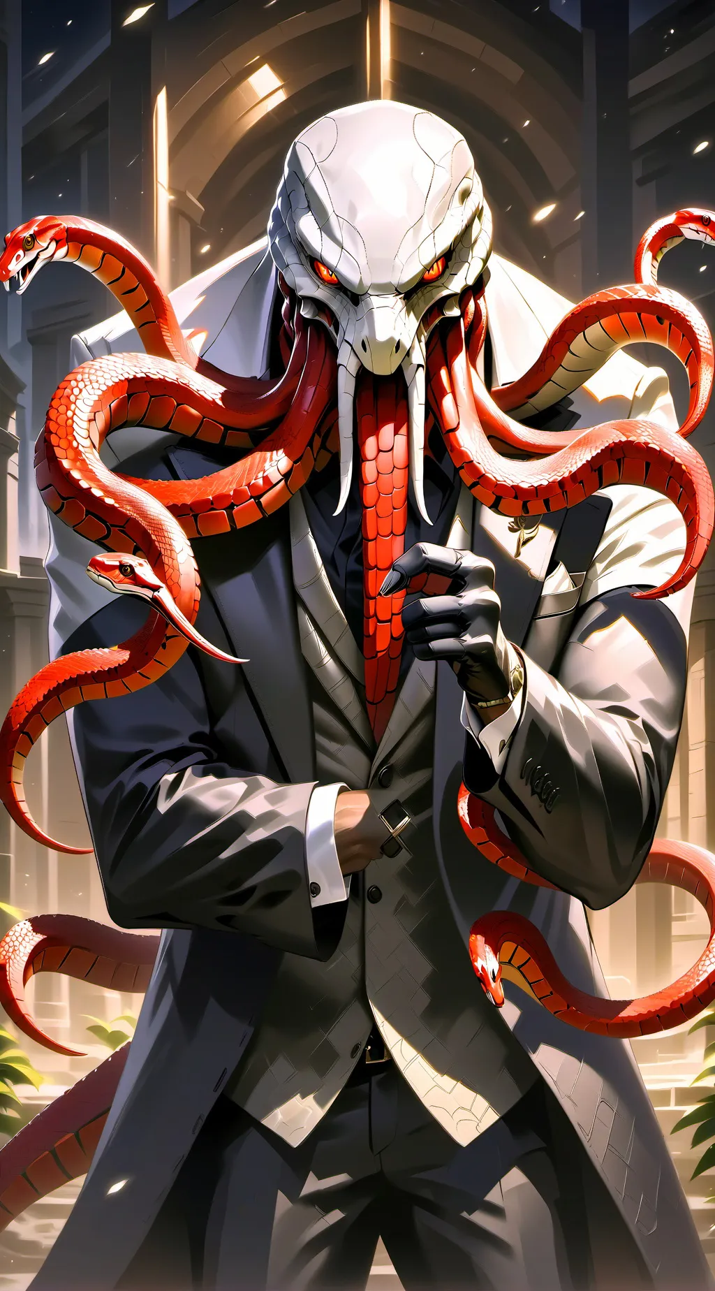 ai character: Sharp background
