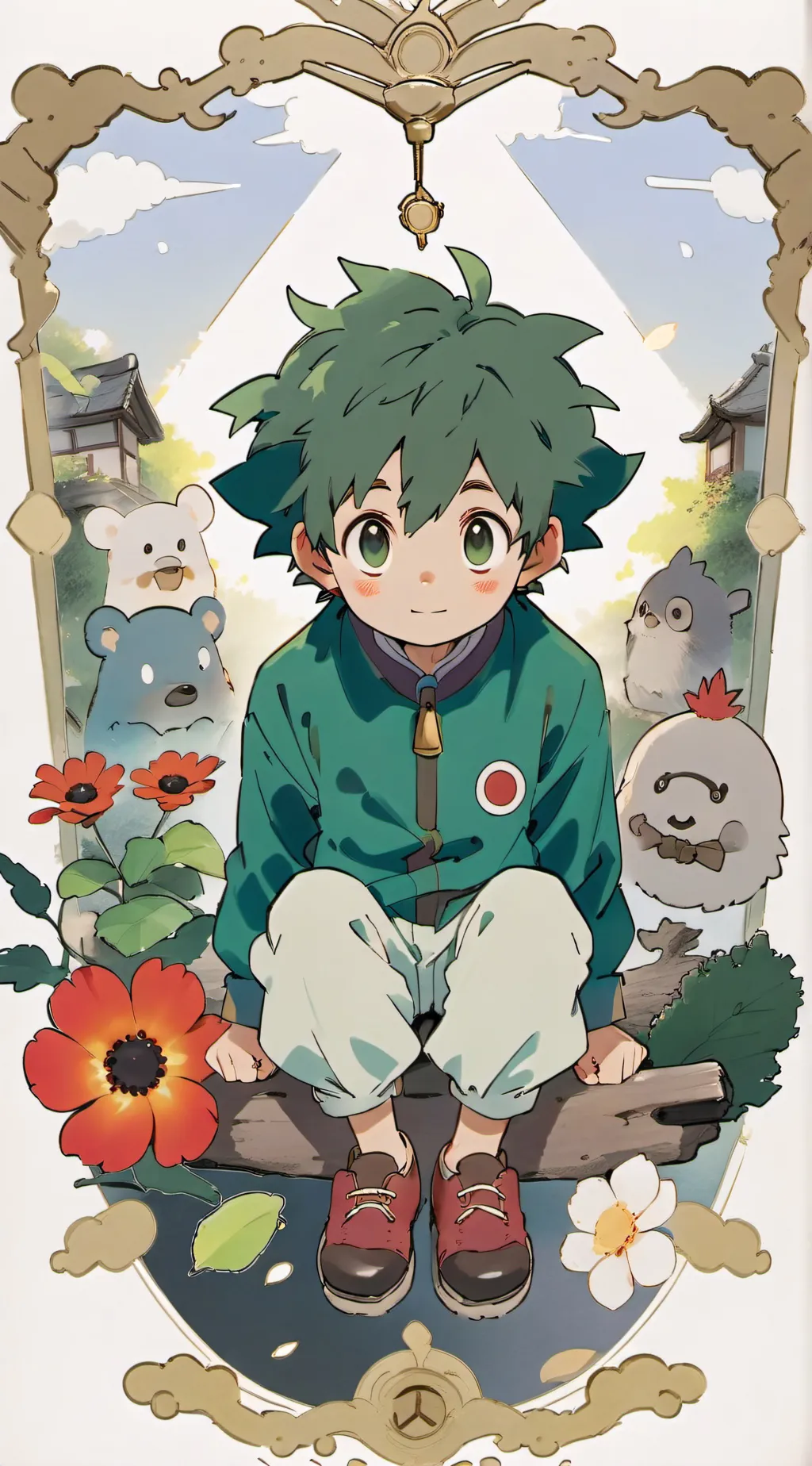 ai character: mha background