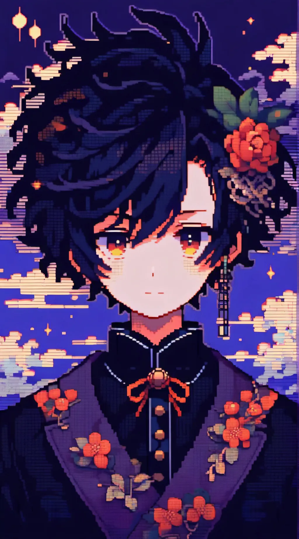 ai character: tanjiro background