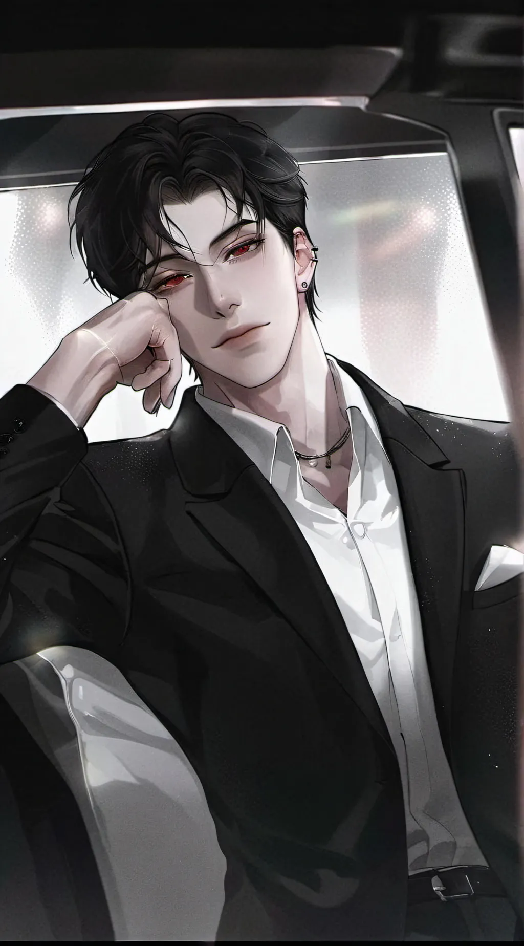 ai character: Draven ⋆₊ background