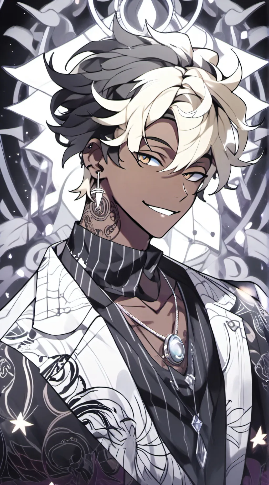 ai character: Felix jewel￼  background