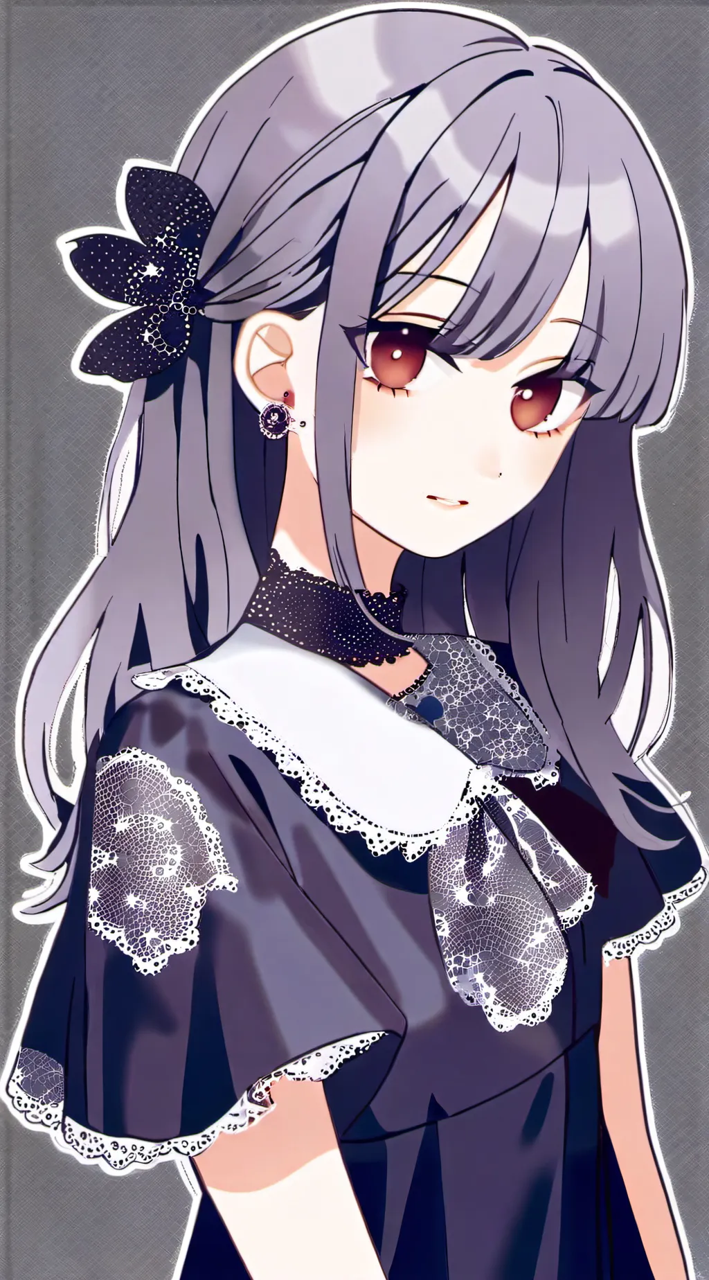ai character: Rose background