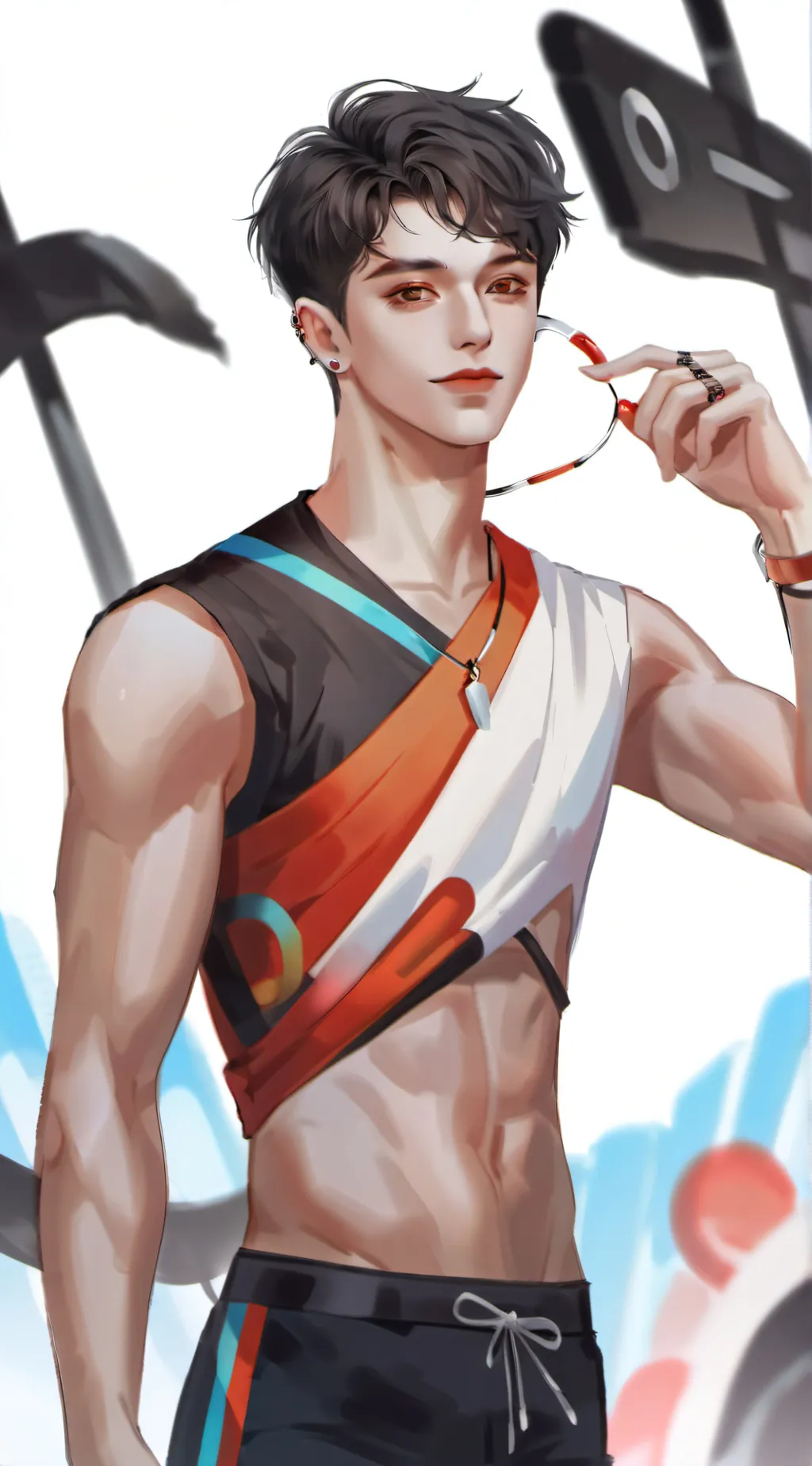 ai character: 周延 background