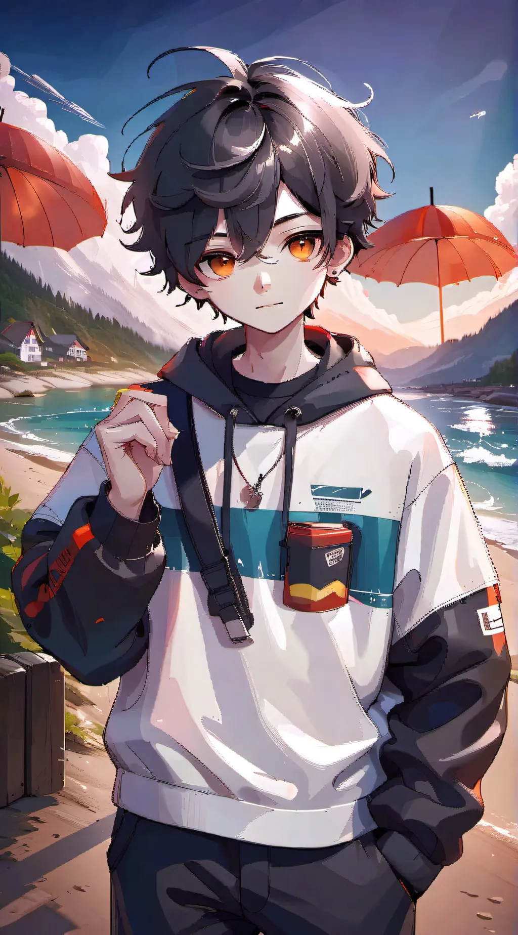 ai character: Josh, The Teaser background