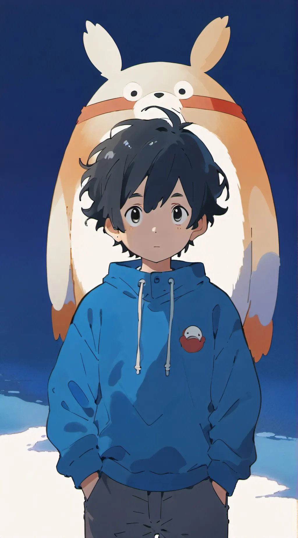 ai character:  ein background