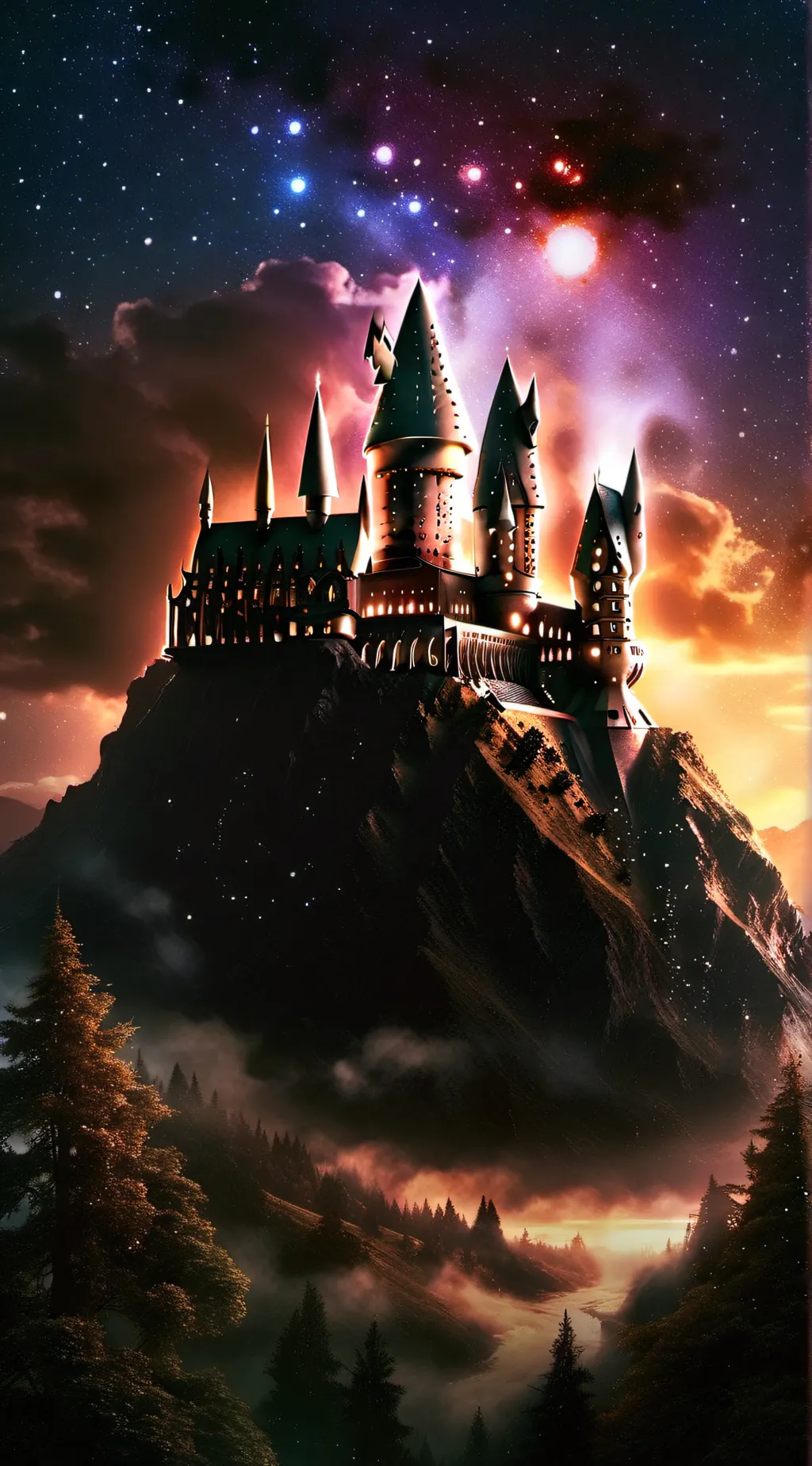 ai character: Hogwarts background