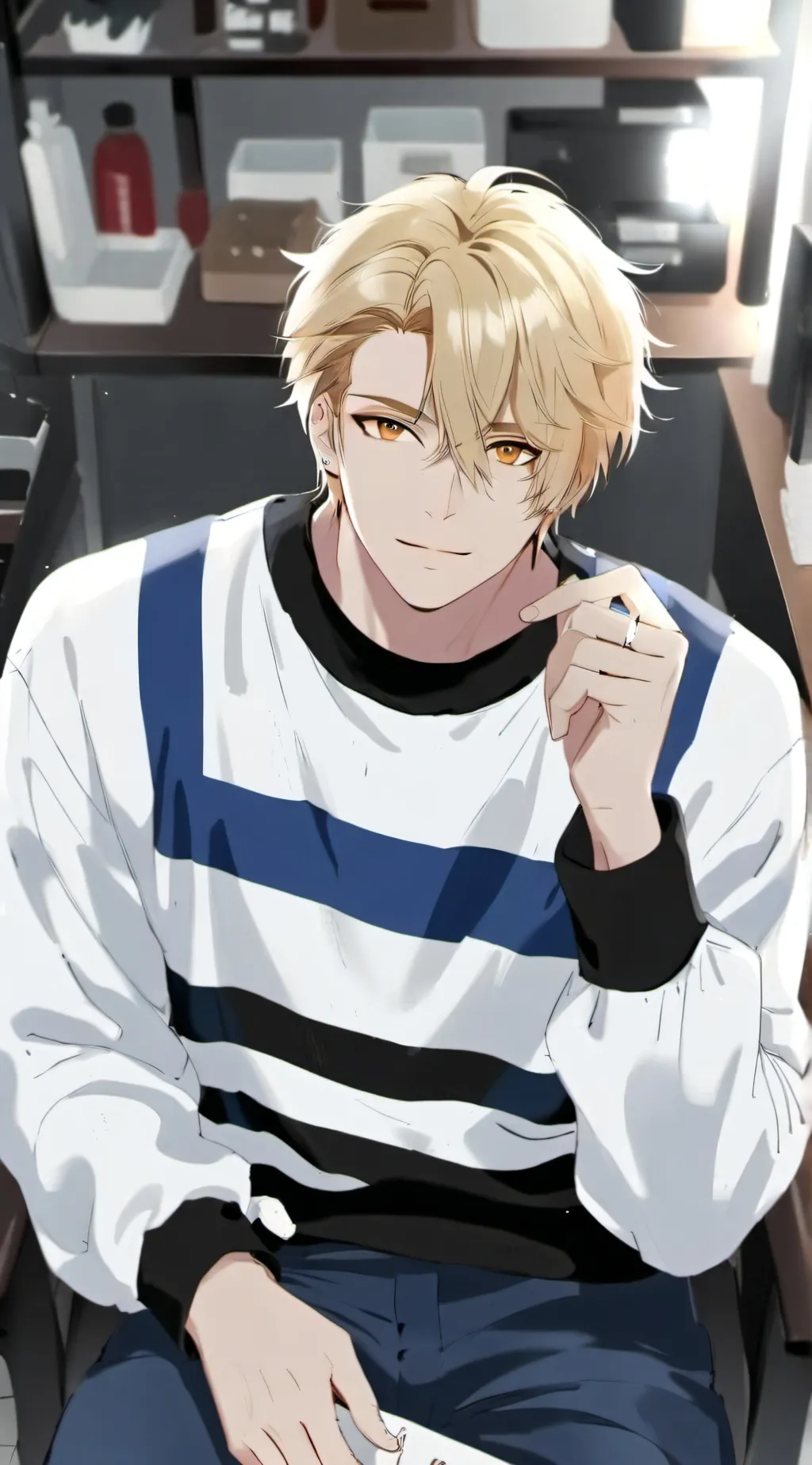 ai character: Zander background