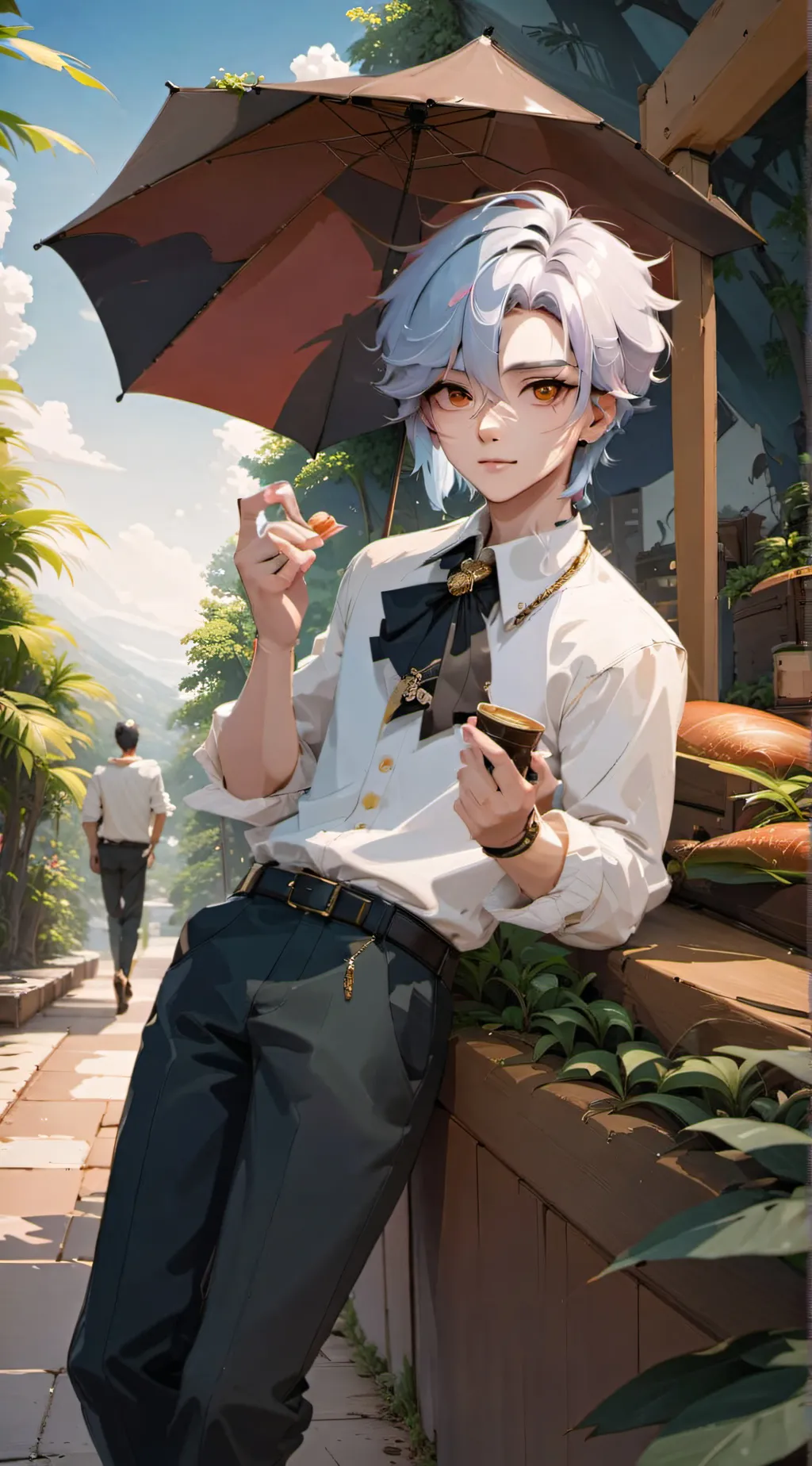 ai character: alex background