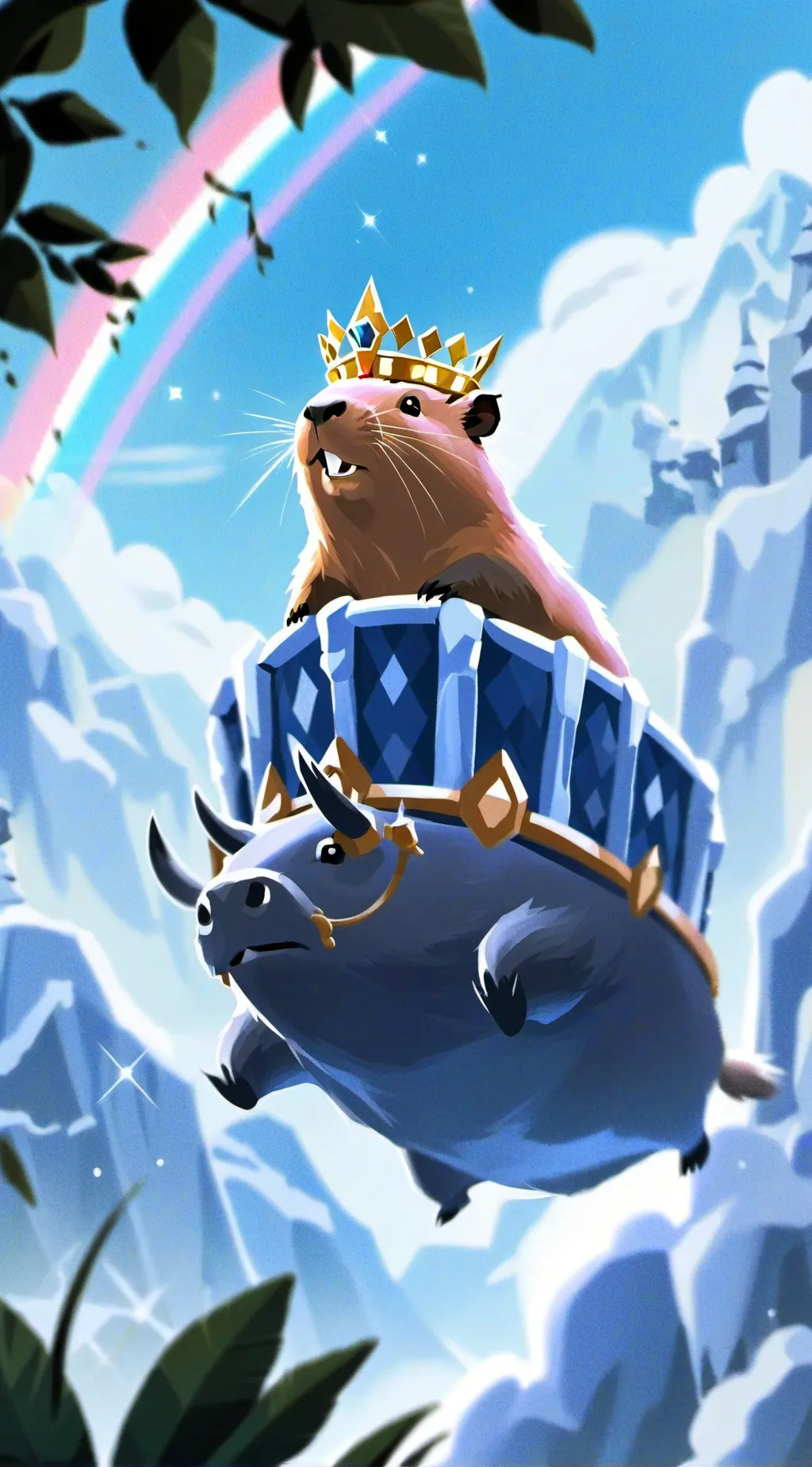 ai character: Cappy  background