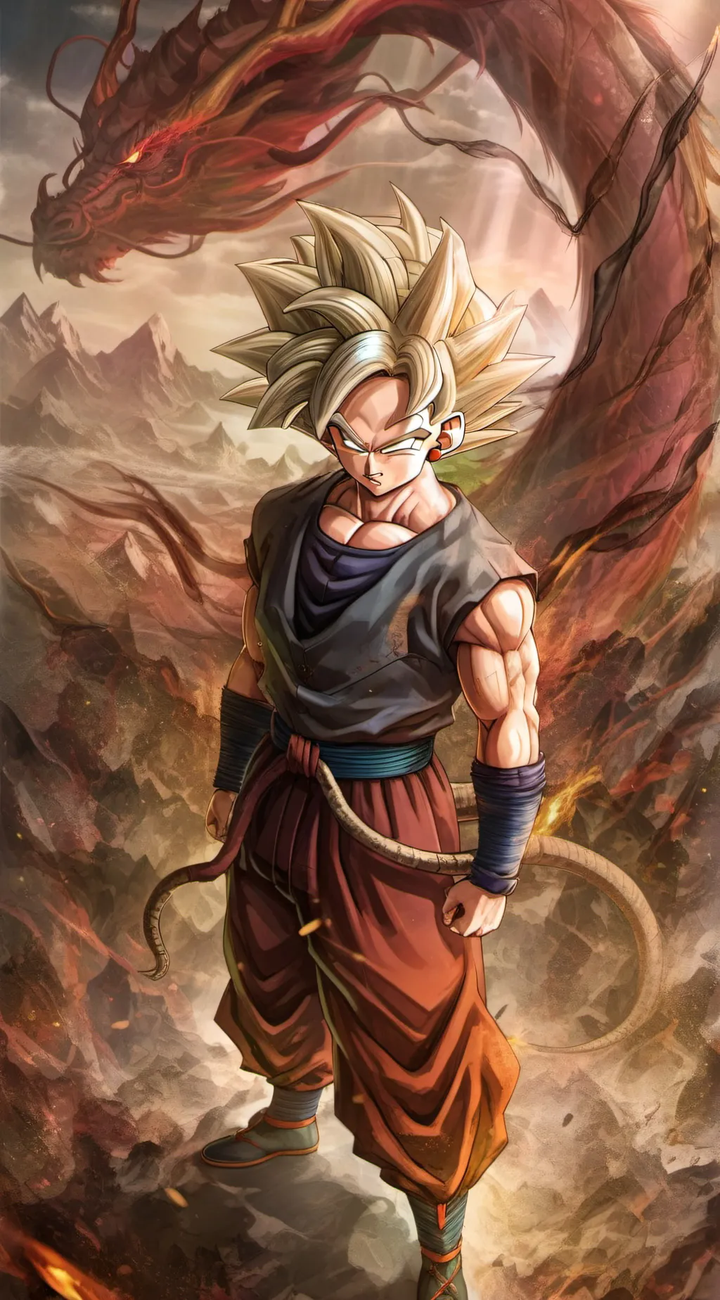 ai character: Akira toriyama background