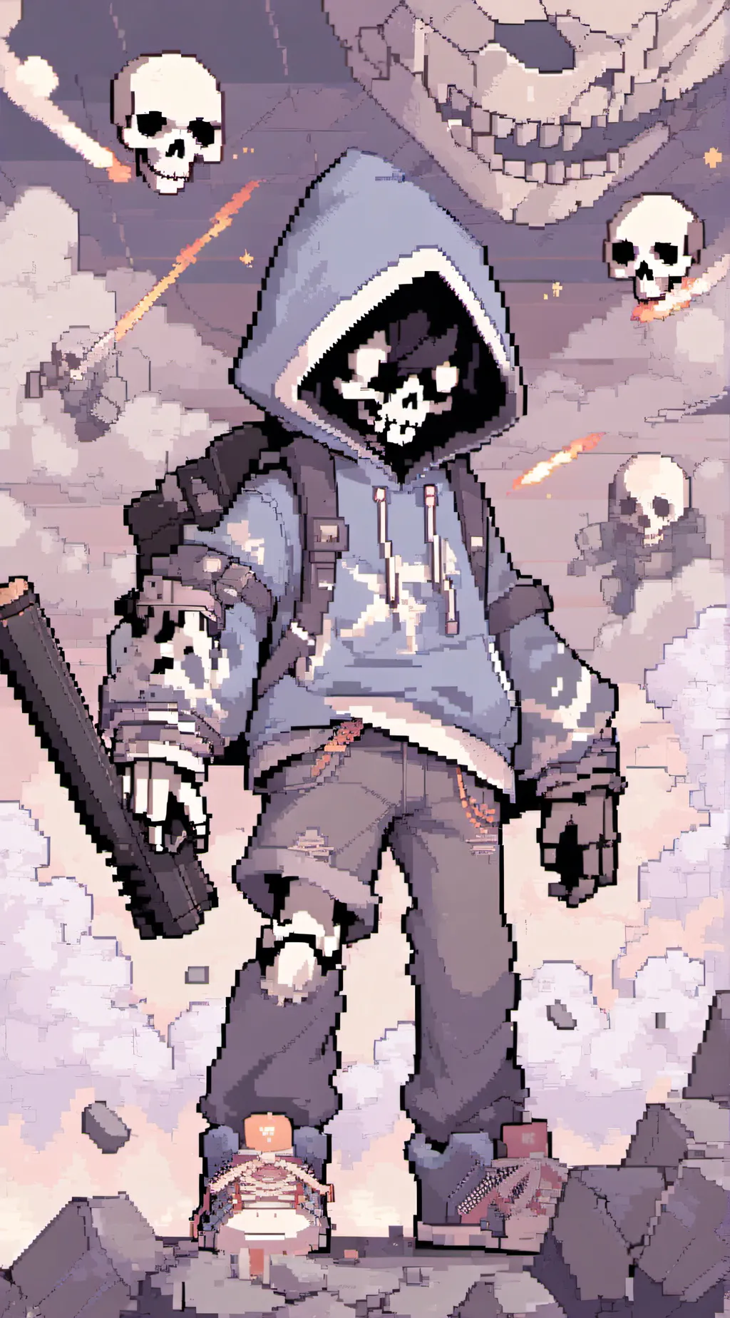 ai character: sansvil neo background