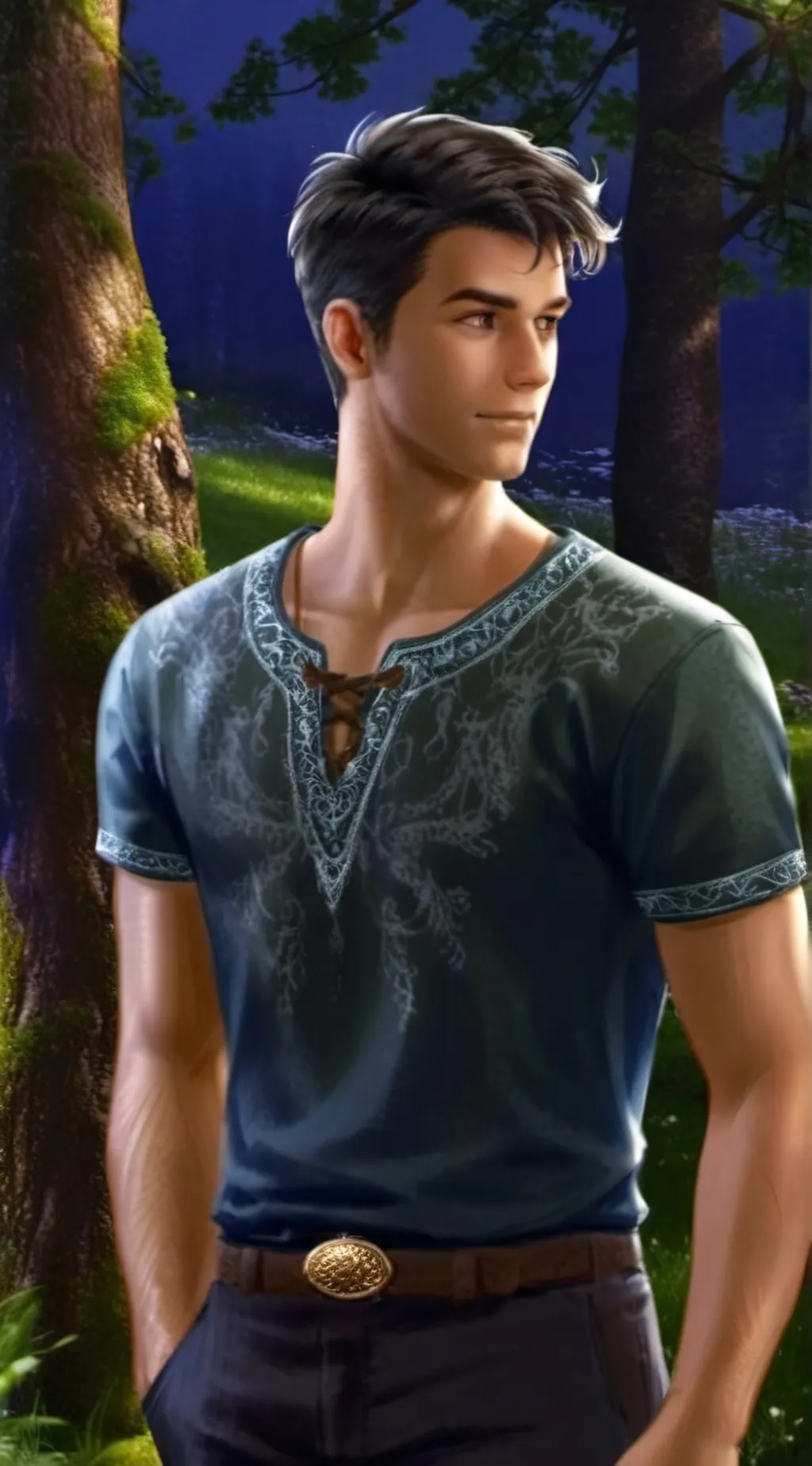 ai character: Adam background