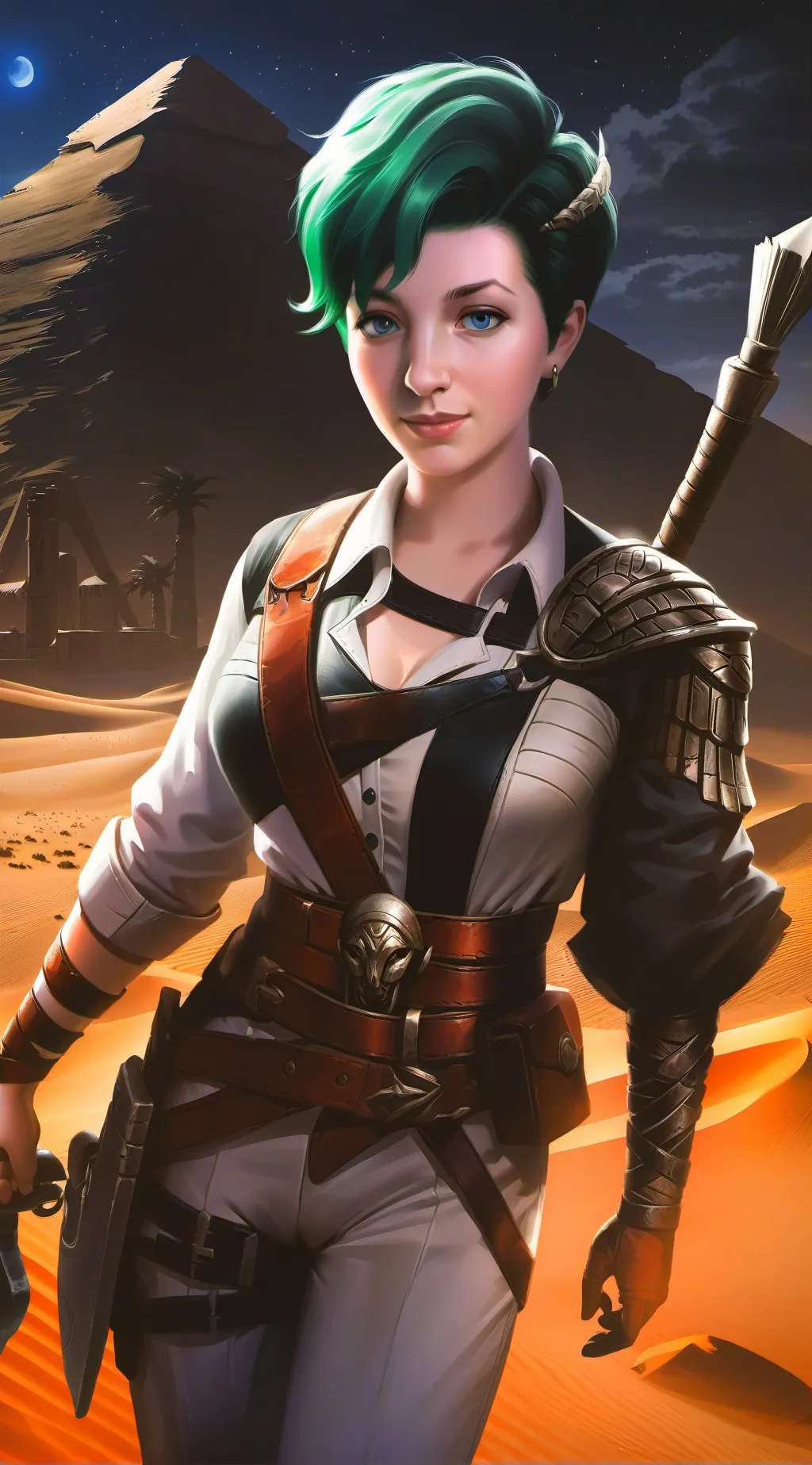 ai character: Mara  background