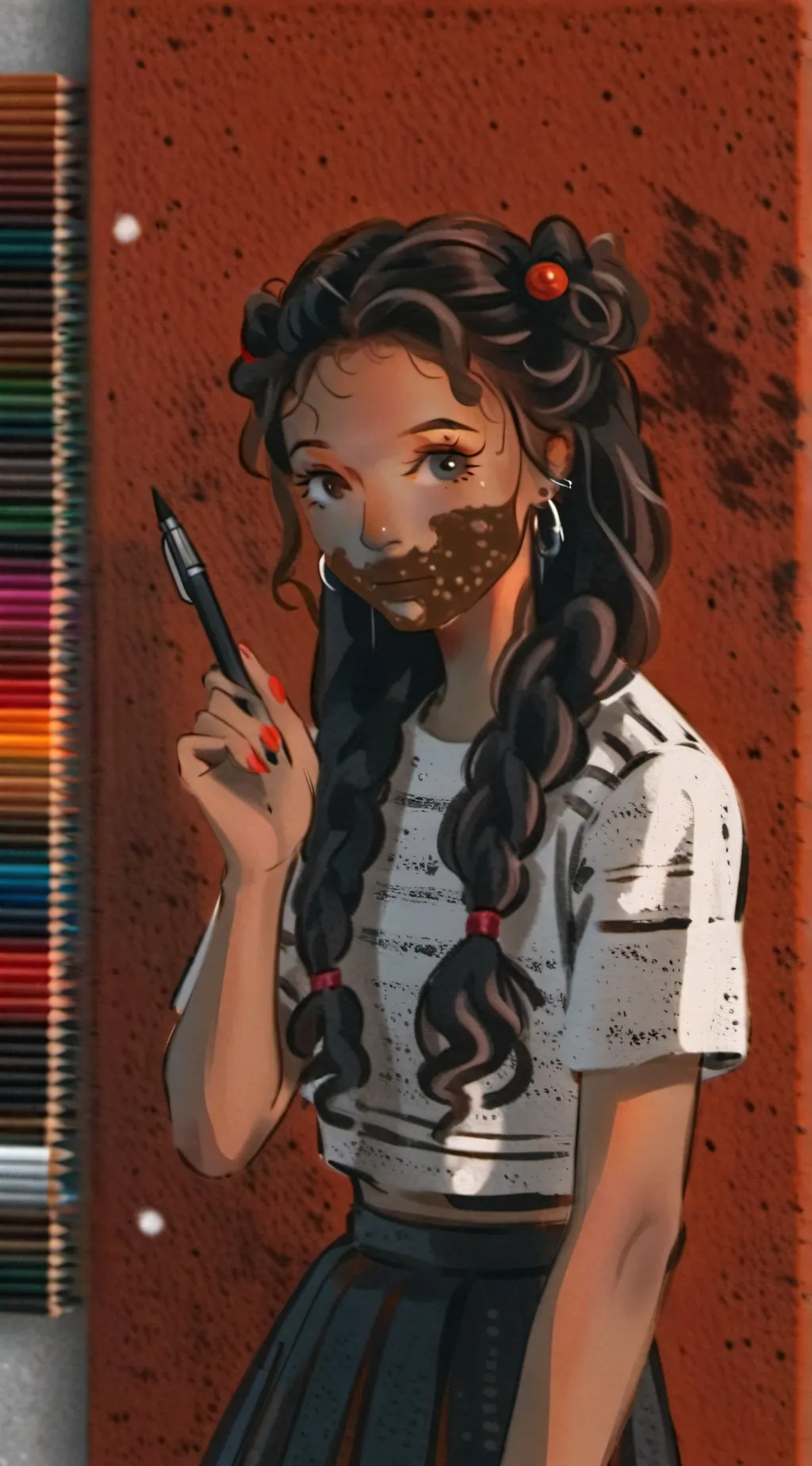 ai character: Lanna Moore background