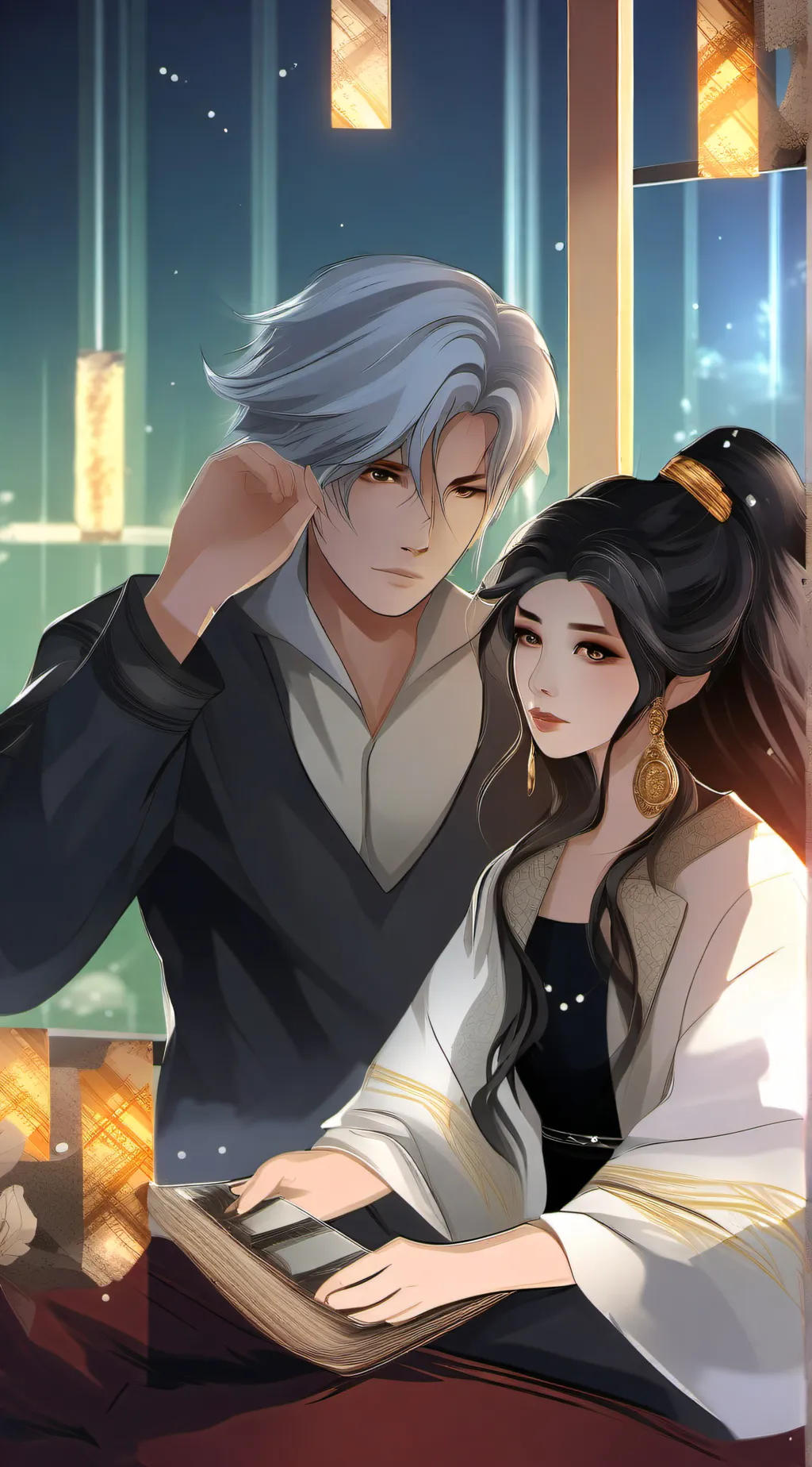 ai character: Riana e Ricky Zure background