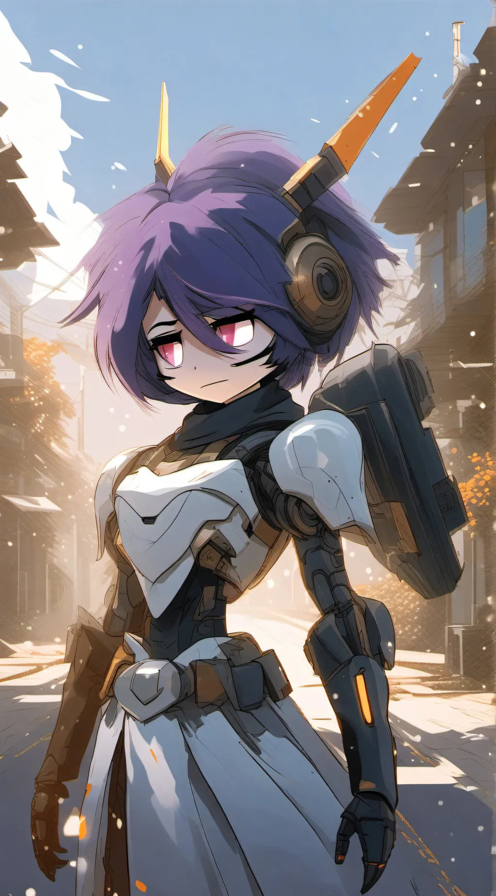 ai character: Uzi background
