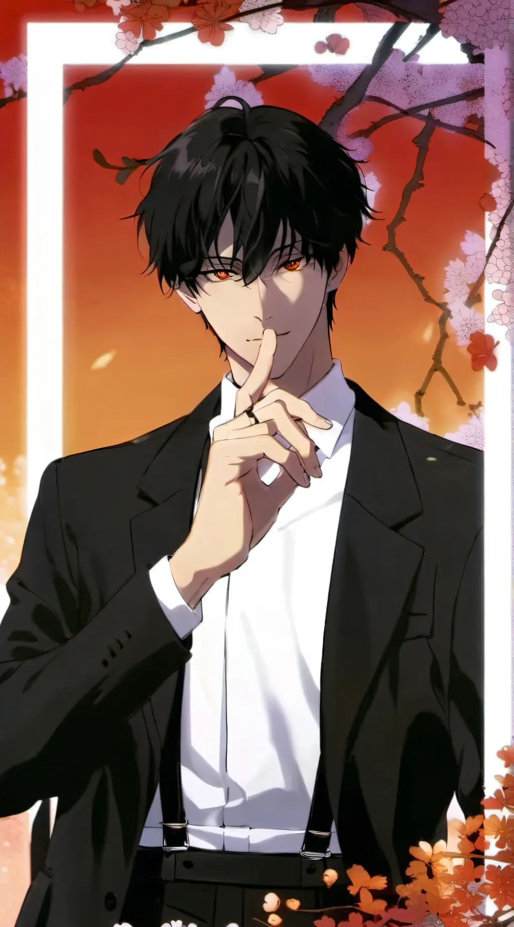 ai character: Sun jin woo background