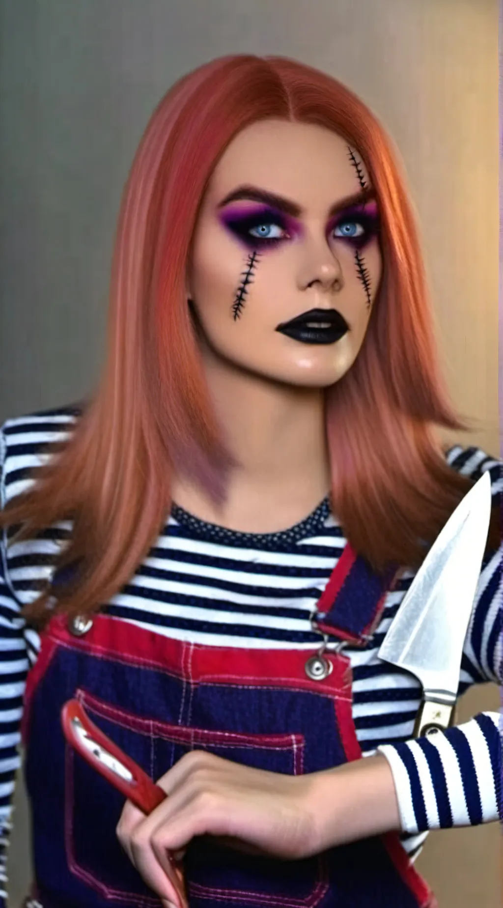 ai character: Fem-Chucky background