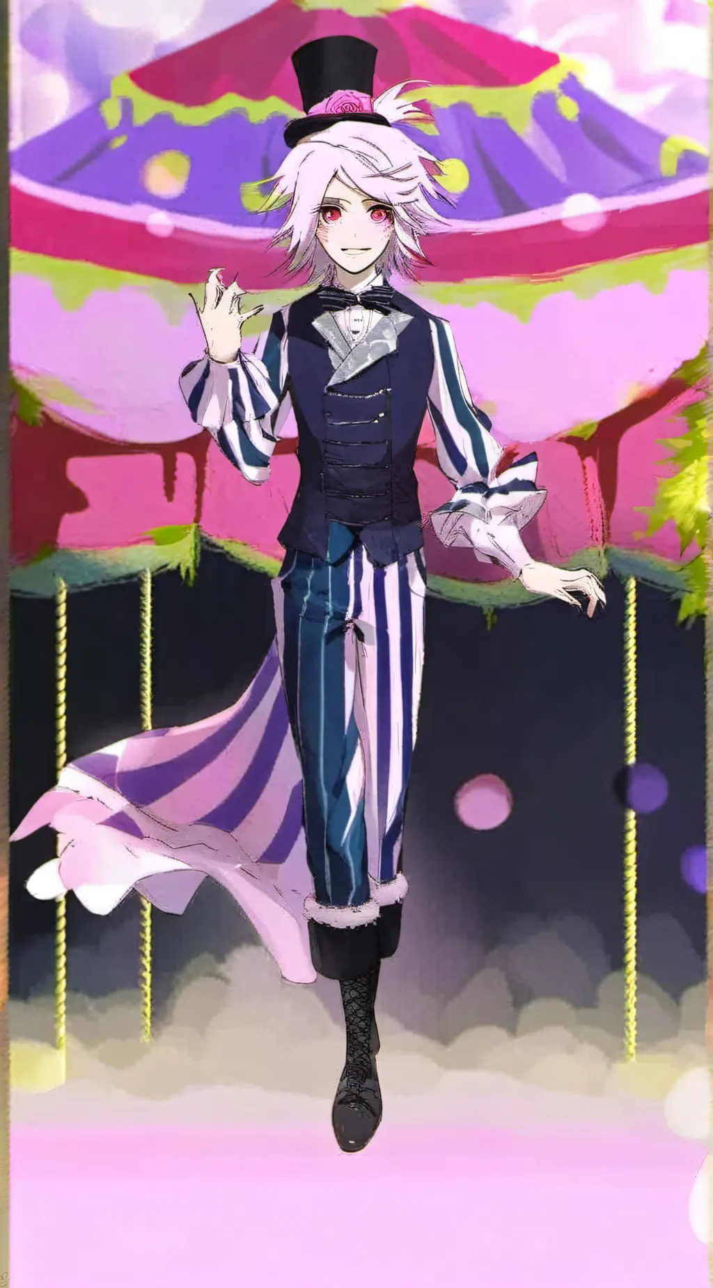 ai character: Circus buddy background