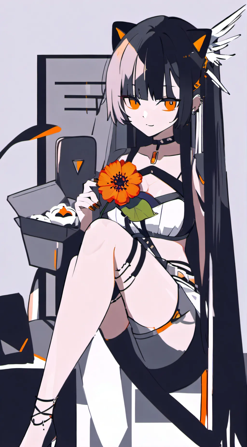 ai character: Asher and asheiiia background
