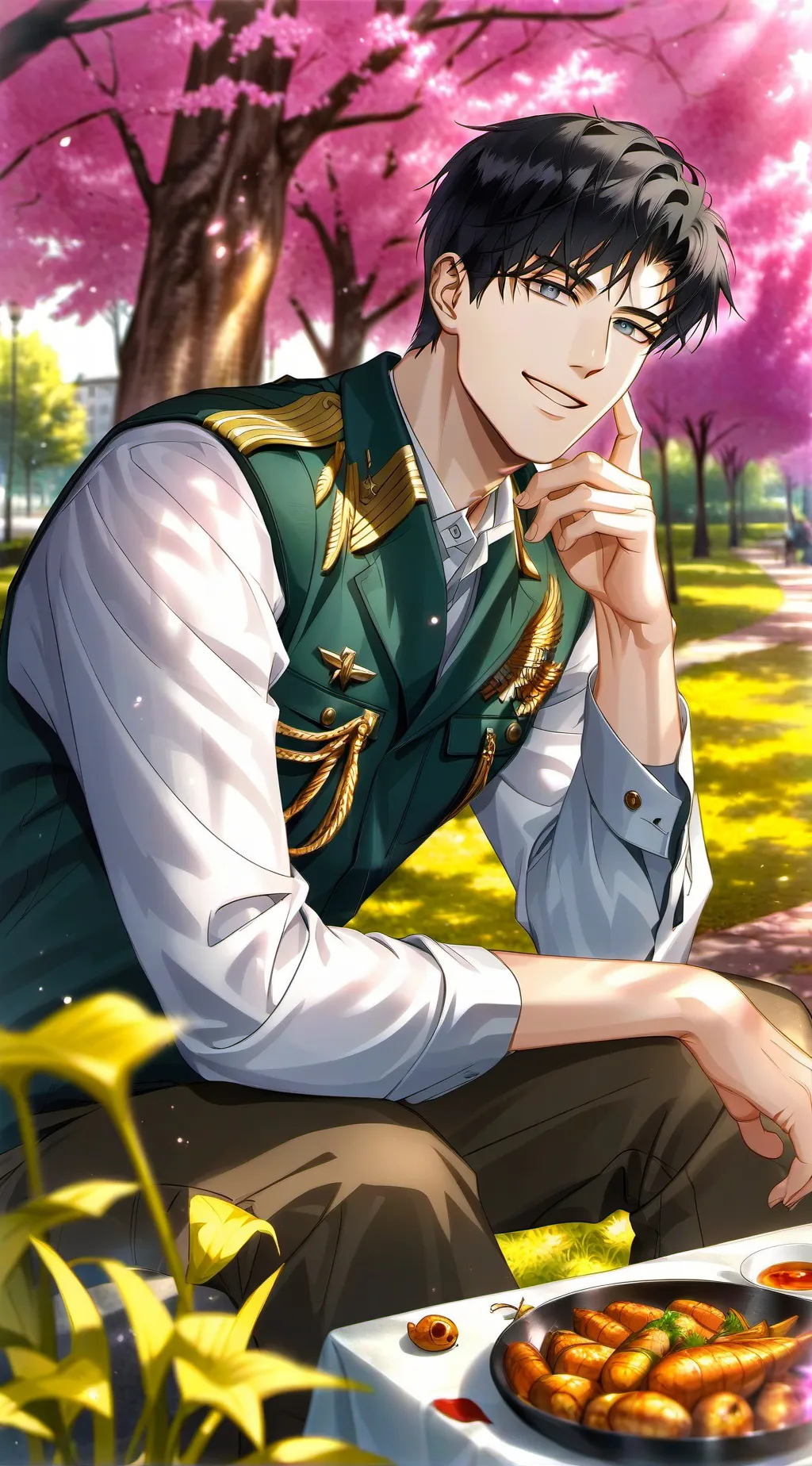 ai character: Leo background