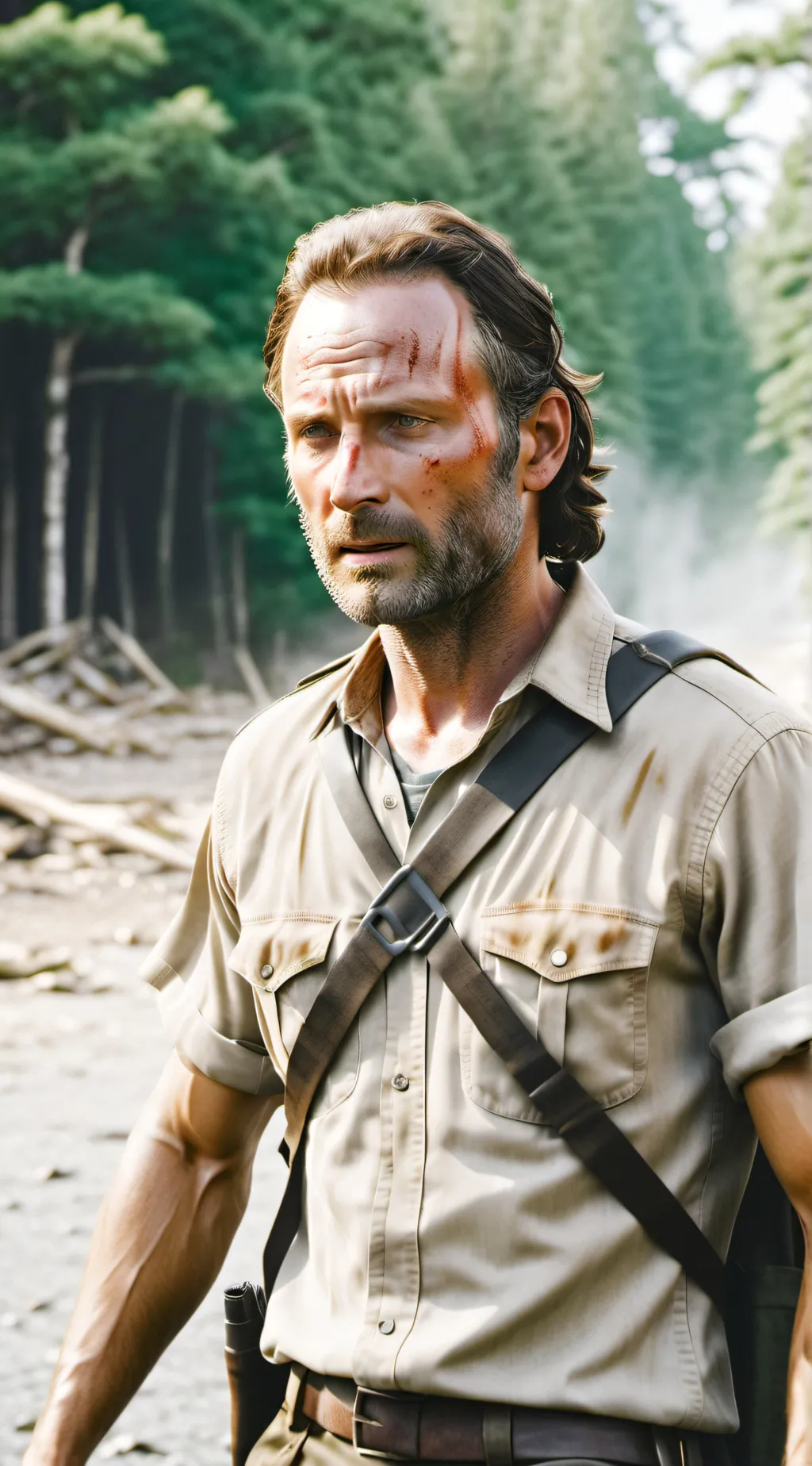 ai character: The Walking Dead background
