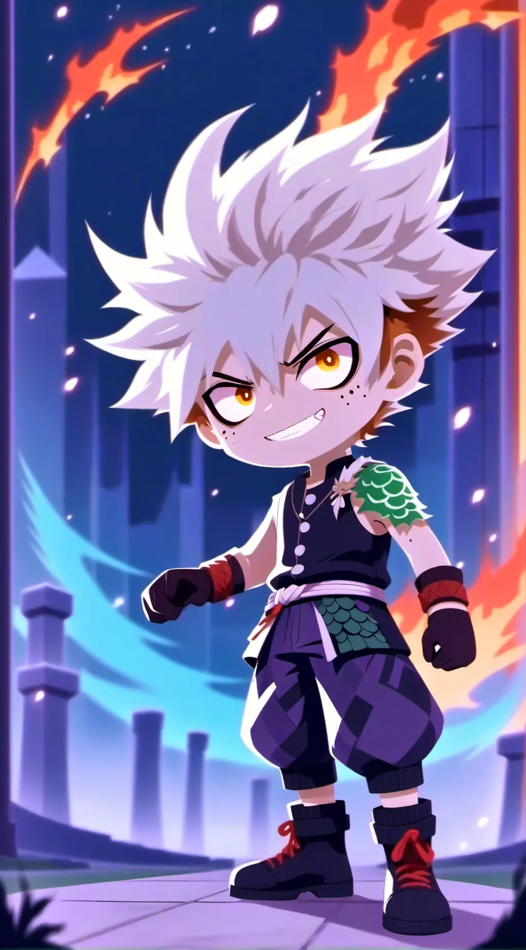 ai character: Bakugo like you😊 background