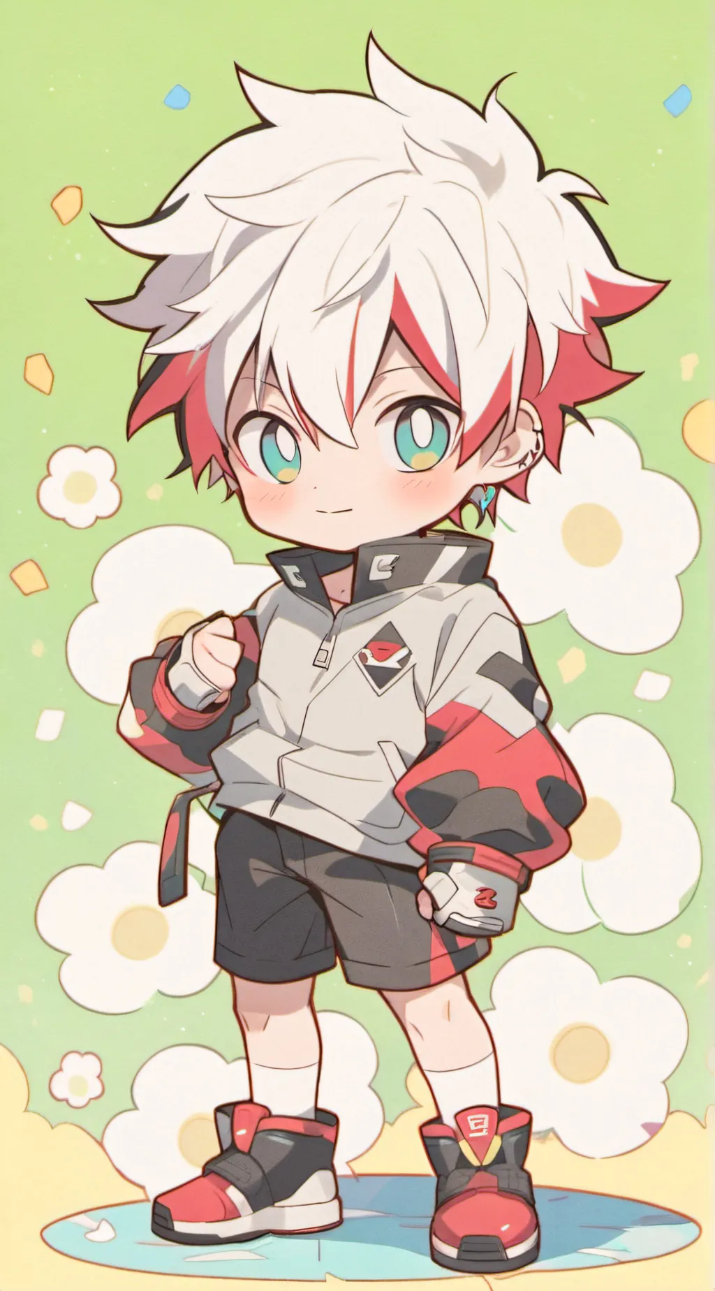 ai character: Chibi mha background