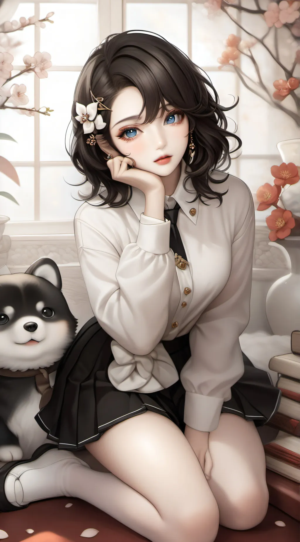 ai character: Izumi Kazama background