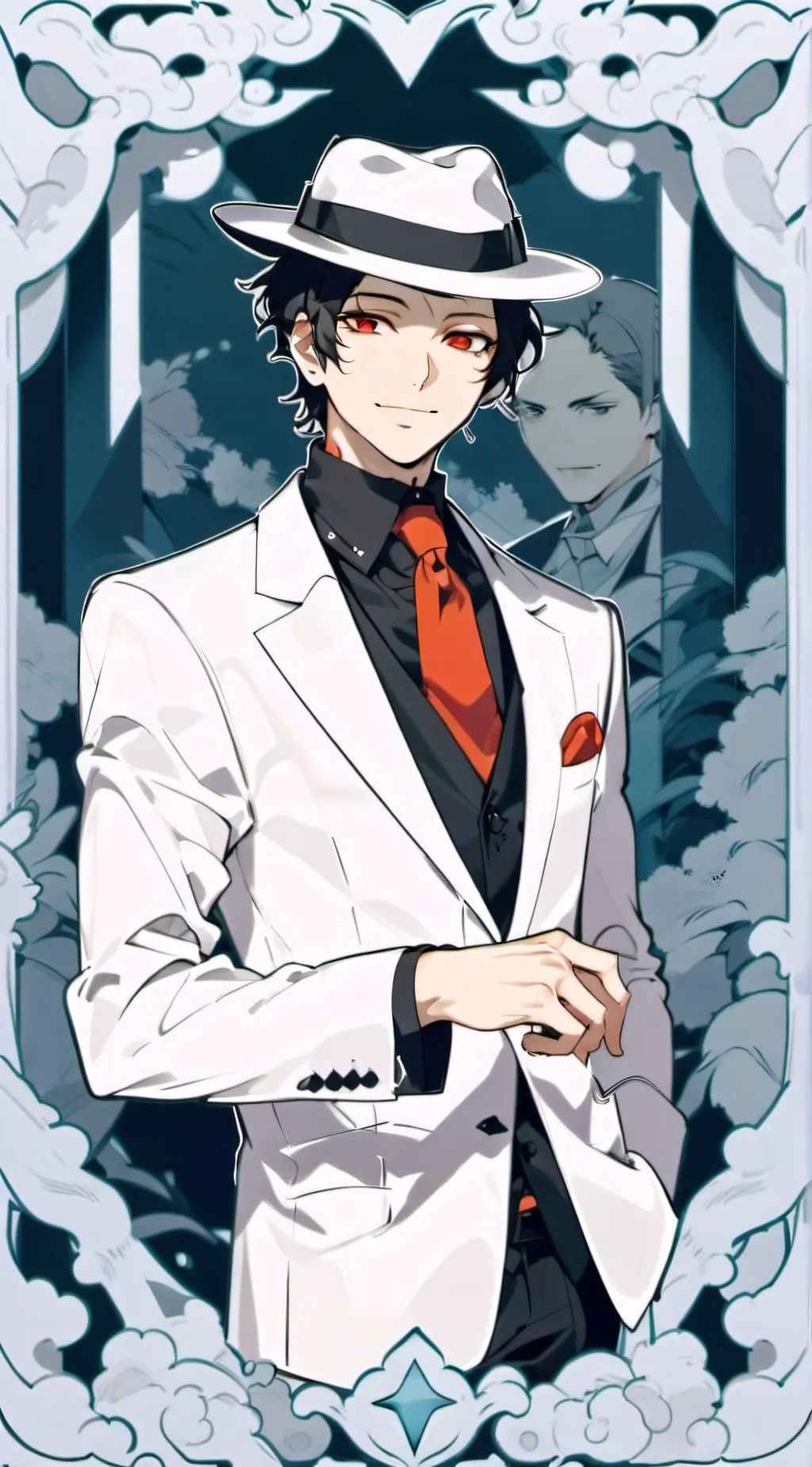 ai character: Demons react to yf background