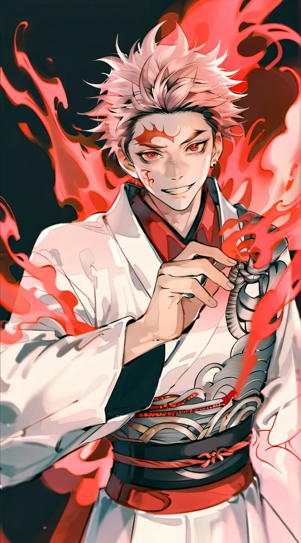 ai character: Ryomen Sukuna background