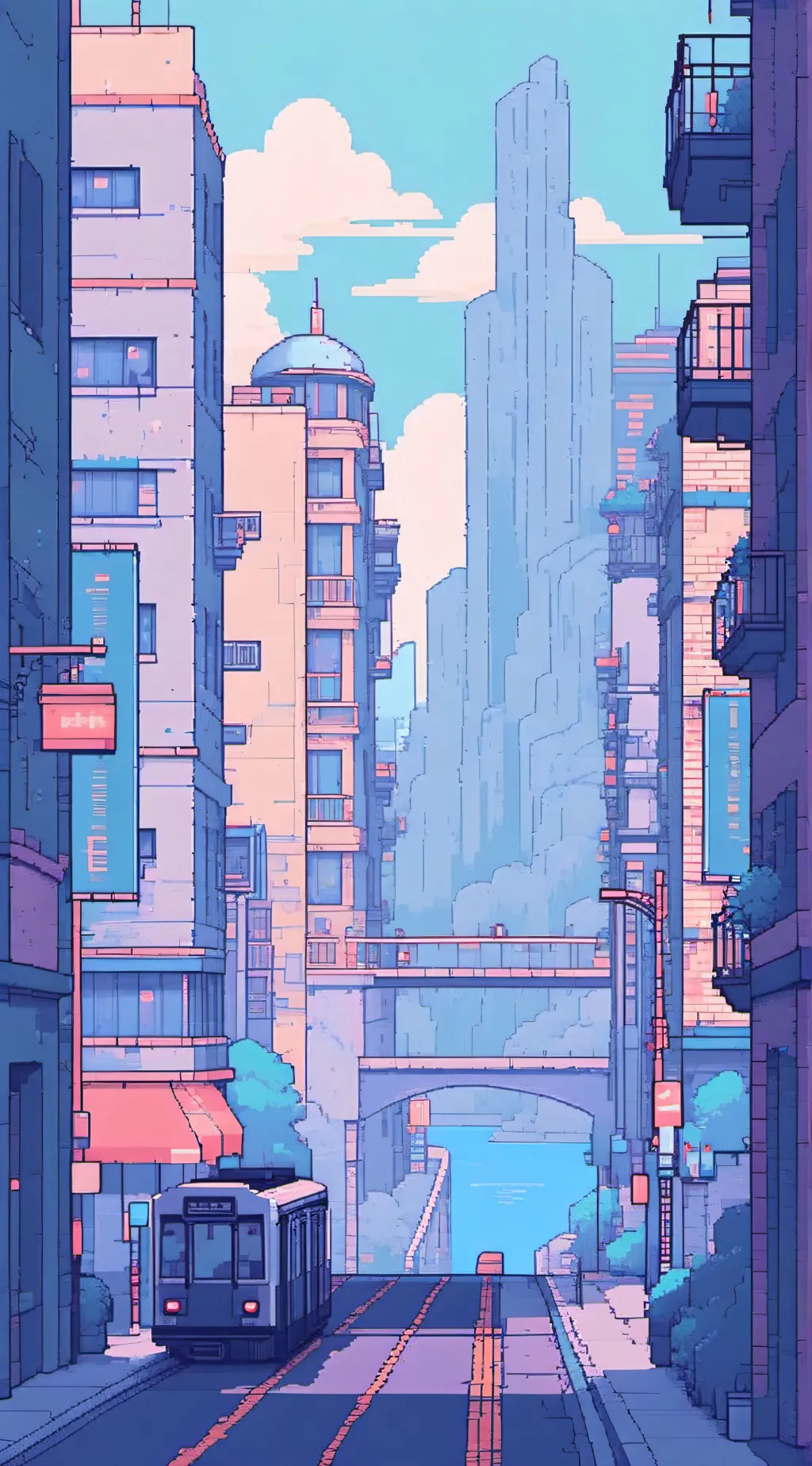 ai character: MHA city background