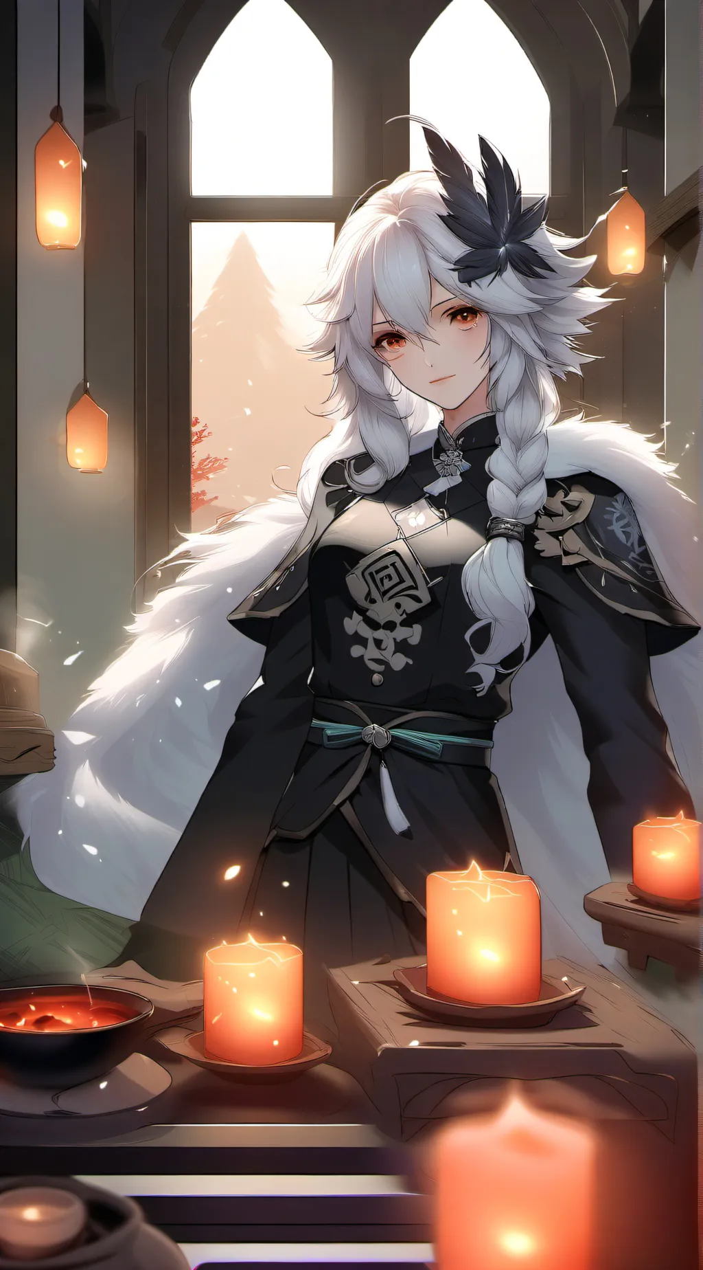 ai character: House of Hearth background