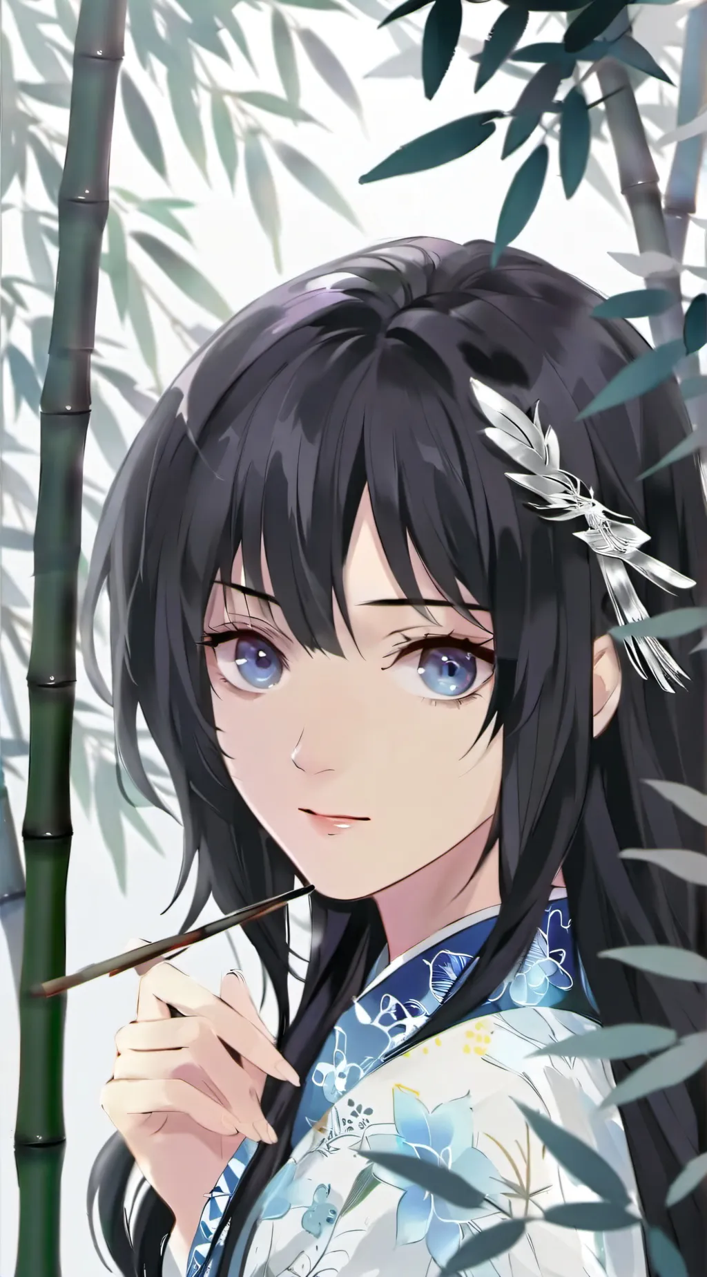 ai character: demon slayer background