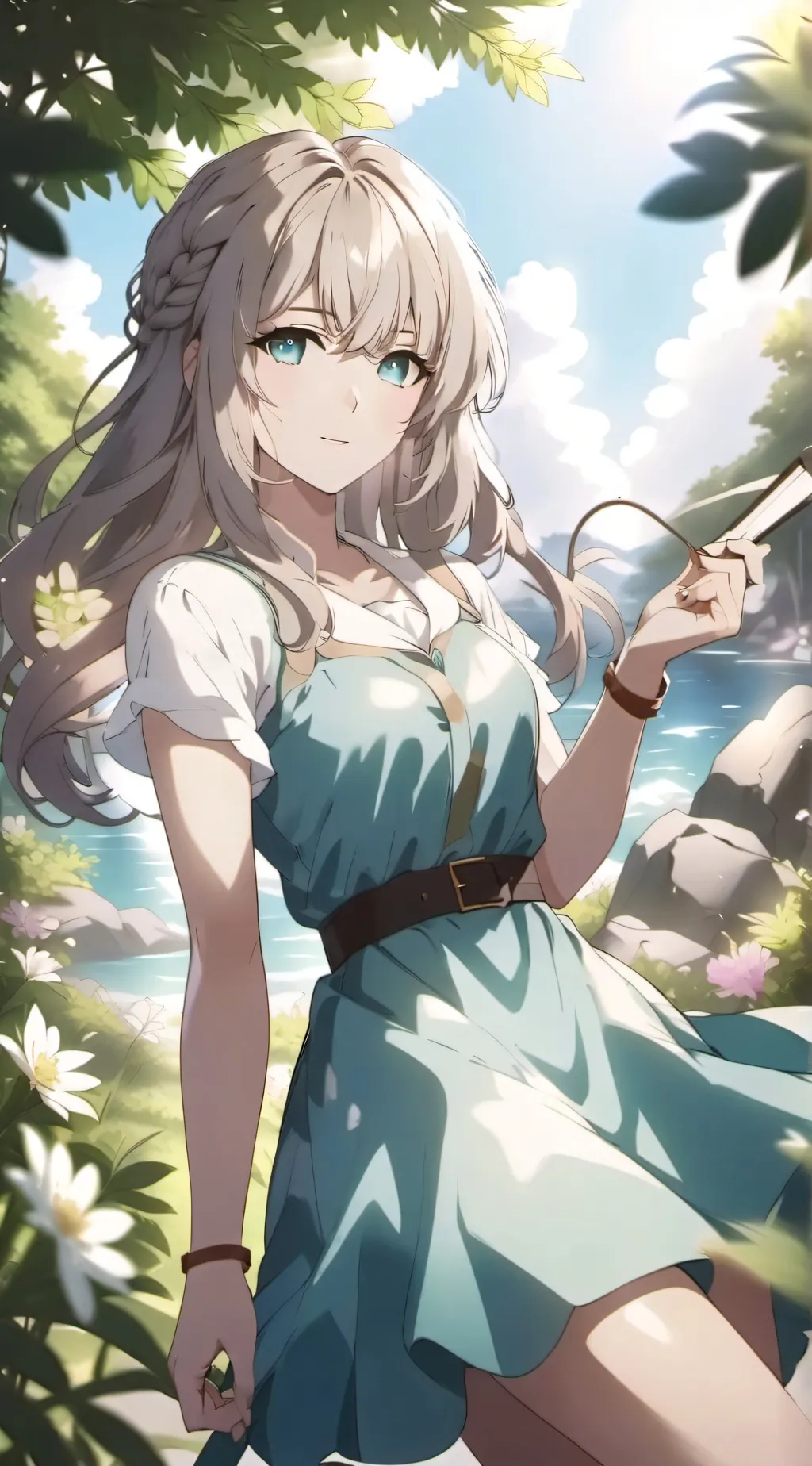 ai character: Emerald  background
