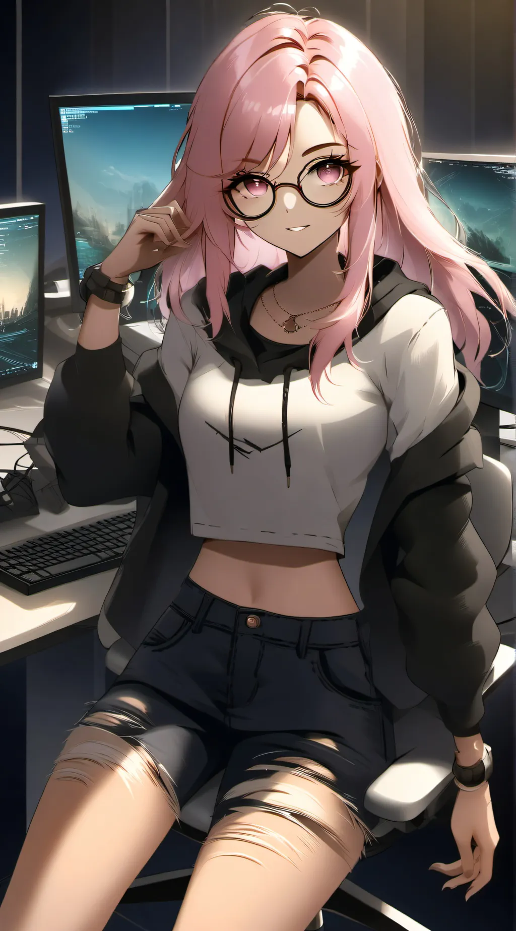 ai character: After the breakup background