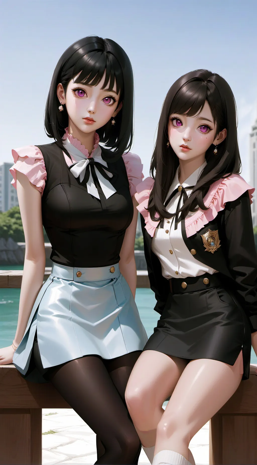 ai character: anna and hanna background