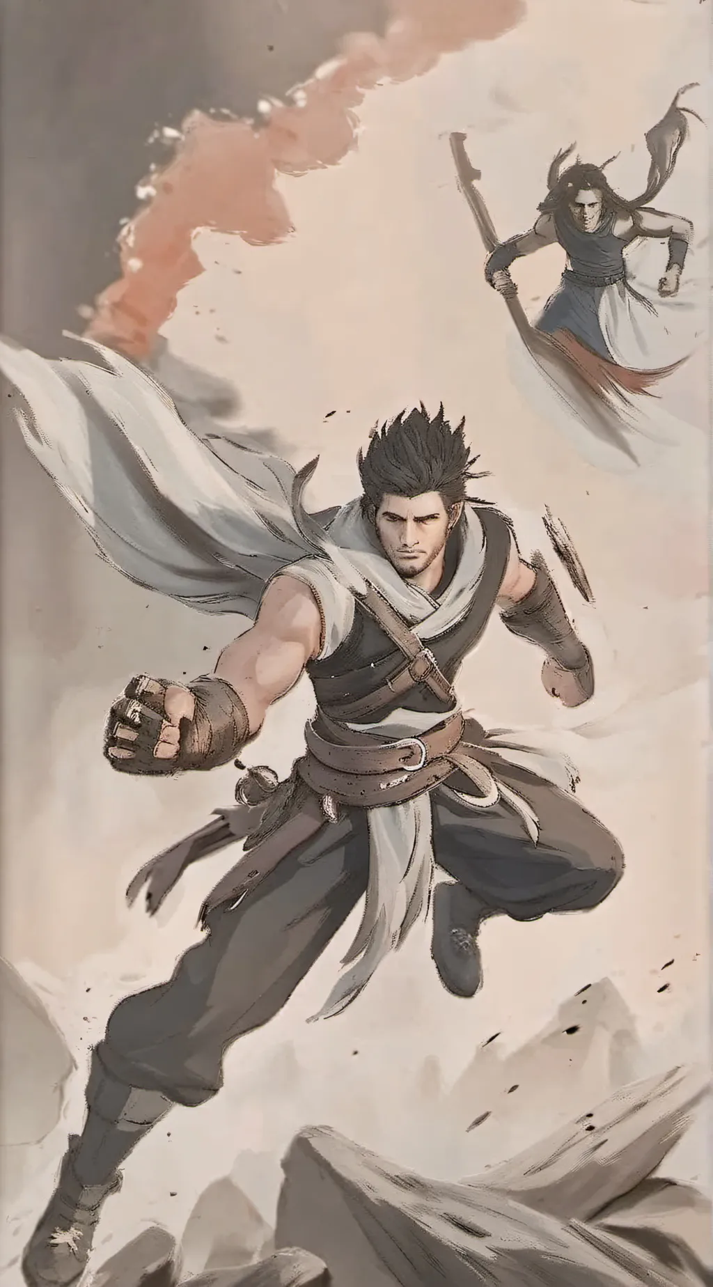 ai character:  mm2 fight background