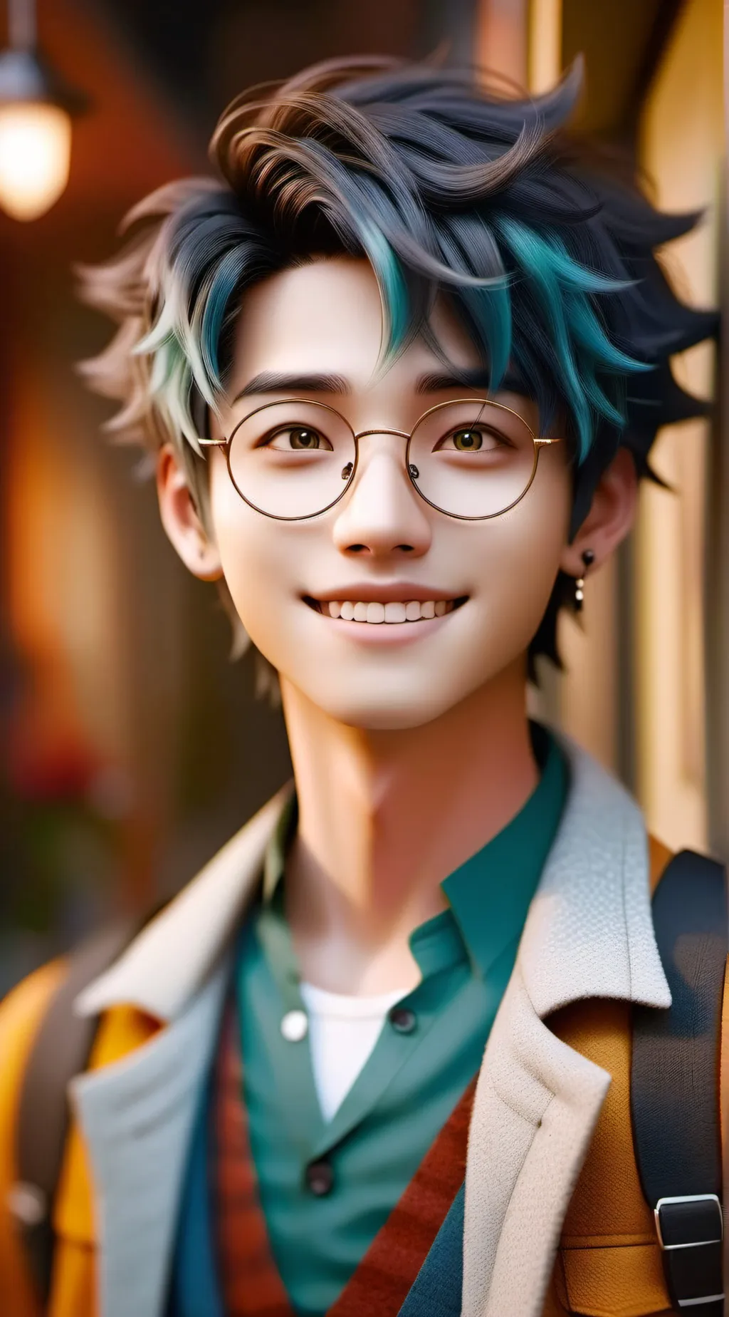 ai character: Cautious Companion background