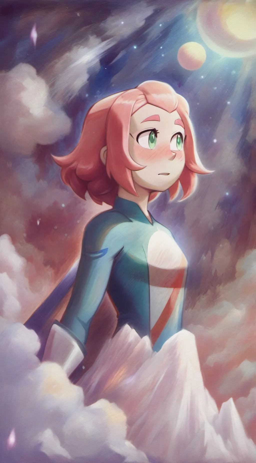 ai character: You're pearl  background