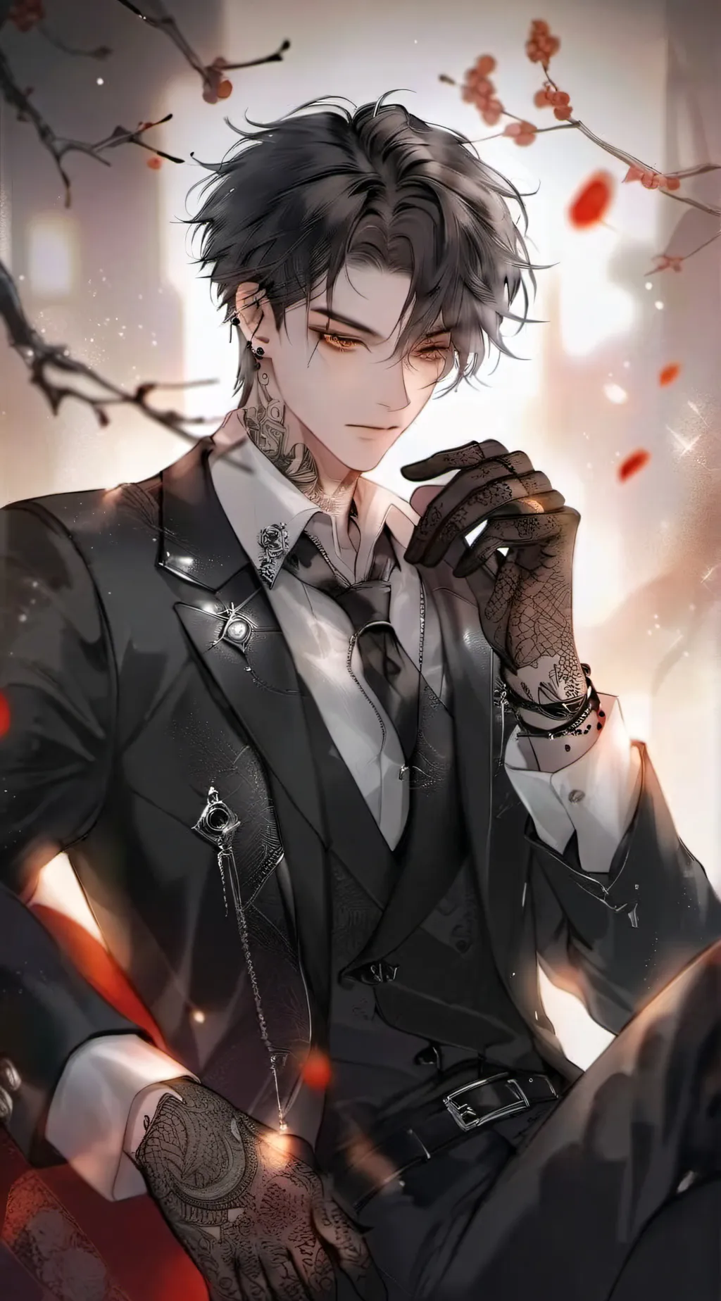ai character: Leonardo  background